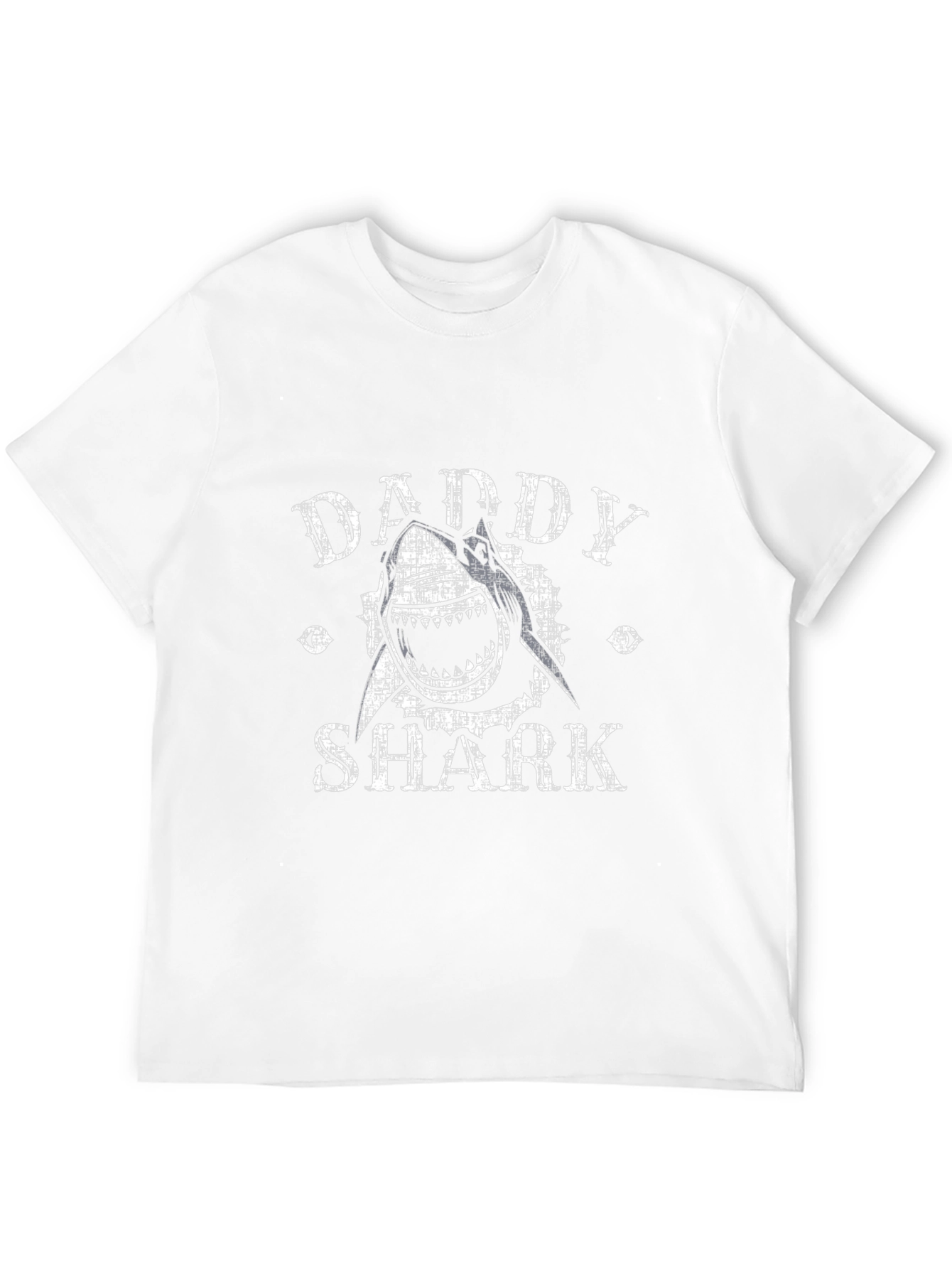 Black Daddy Shark Graphic T-Shirt - Black view 12