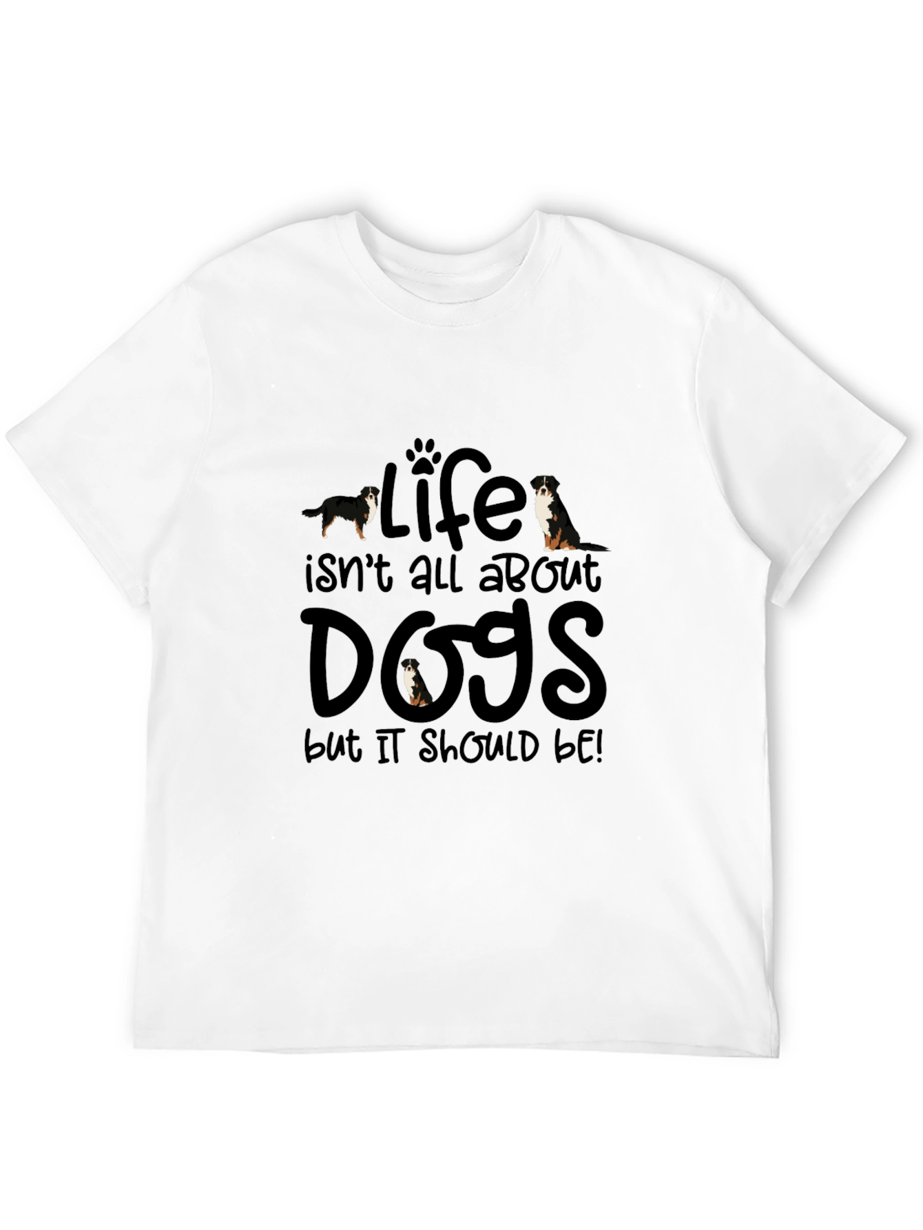 Black Life Isn't All About Dogs T-Shirt view 12