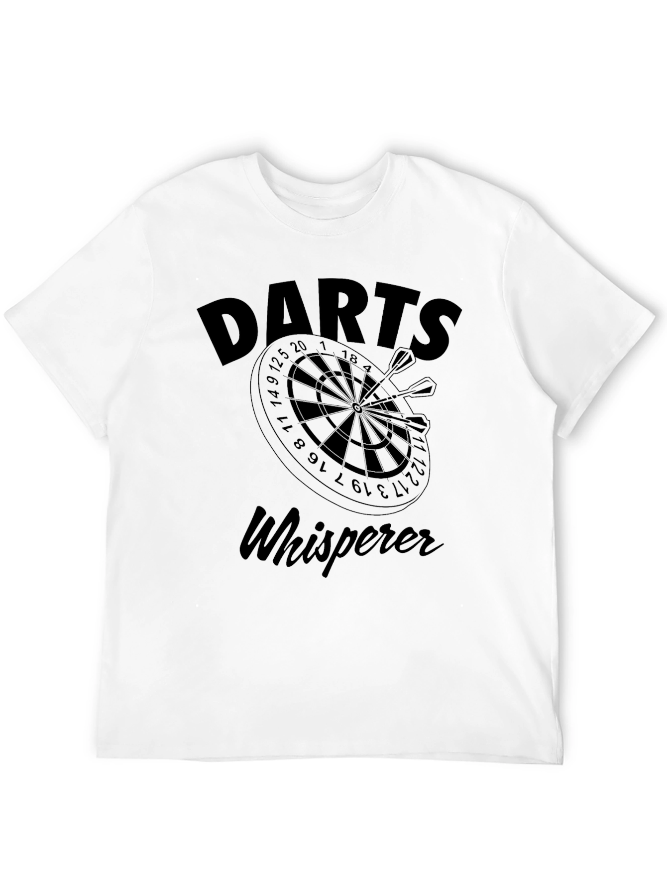 Black Darts Whisperer Graphic T-Shirt - Black view 12