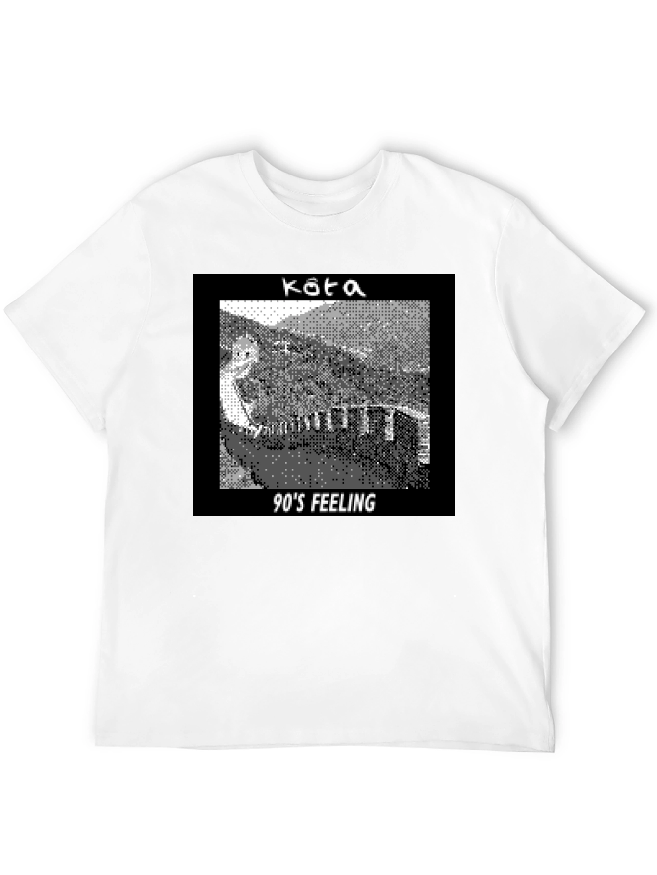 Black Kata '90s Feeling Graphic T-Shirt view 12