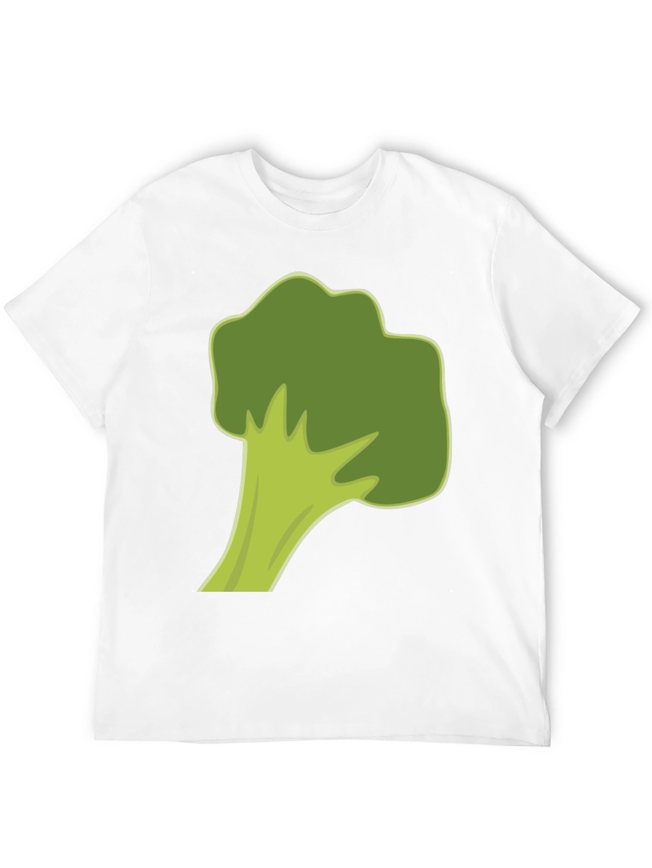 Black Broccoli Graphic Tee - Black Cotton Casual Shirt view 12