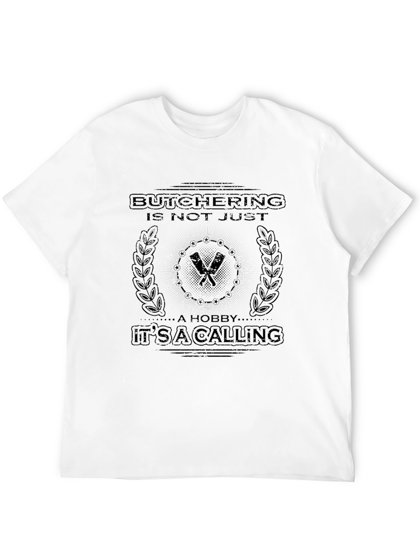 Black Butchering is a Calling Graphic Tee - Black view 12