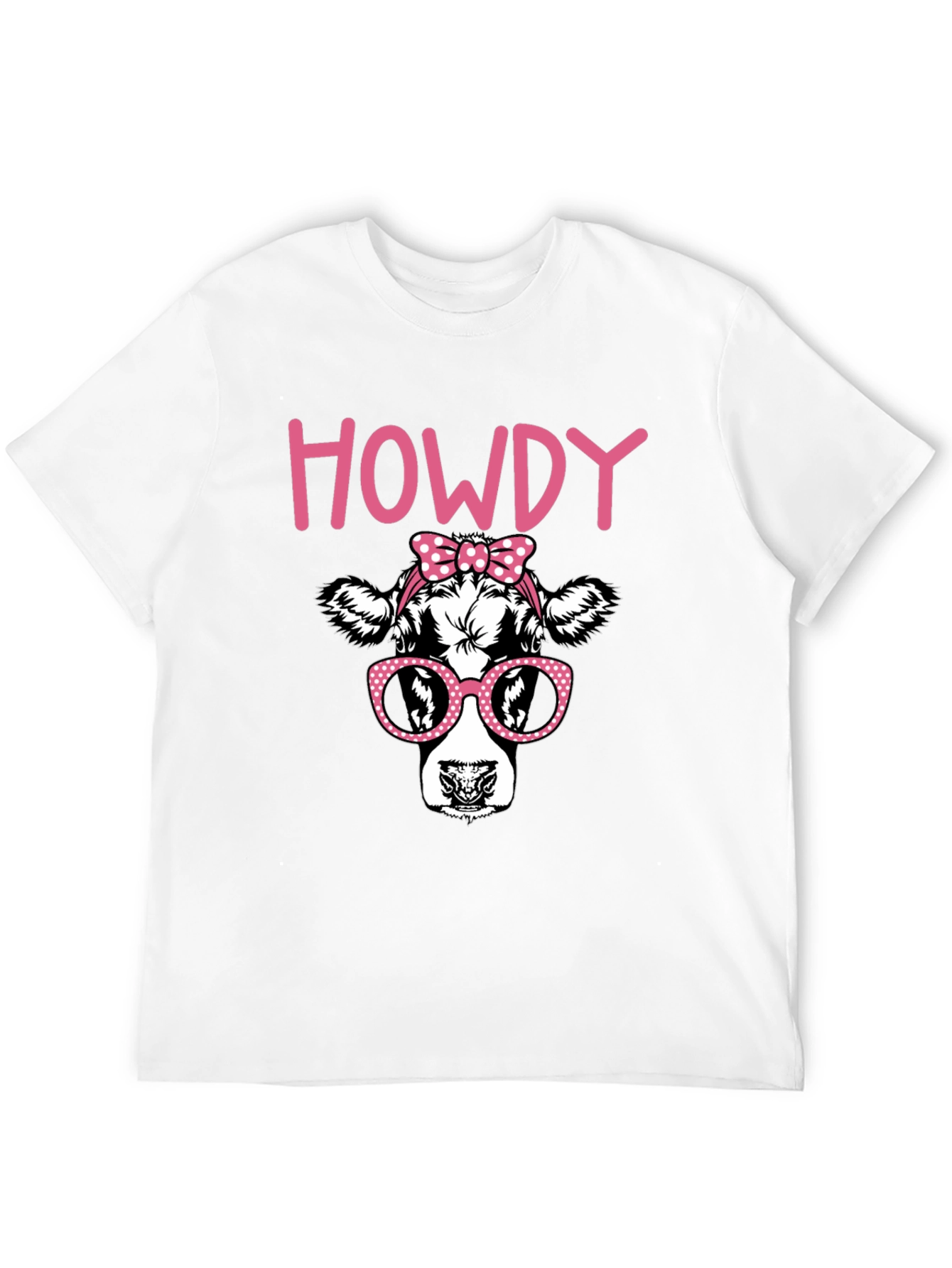 Black Howdy Cow Graphic T-Shirt - Black view 12
