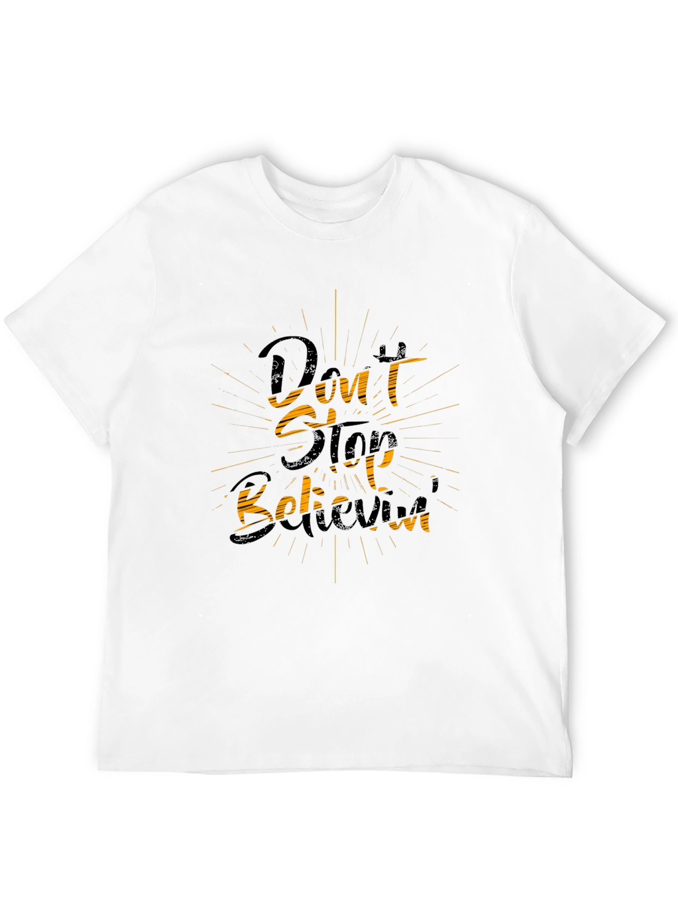 Black Don't Stop Believin' Graphic Tee view 12