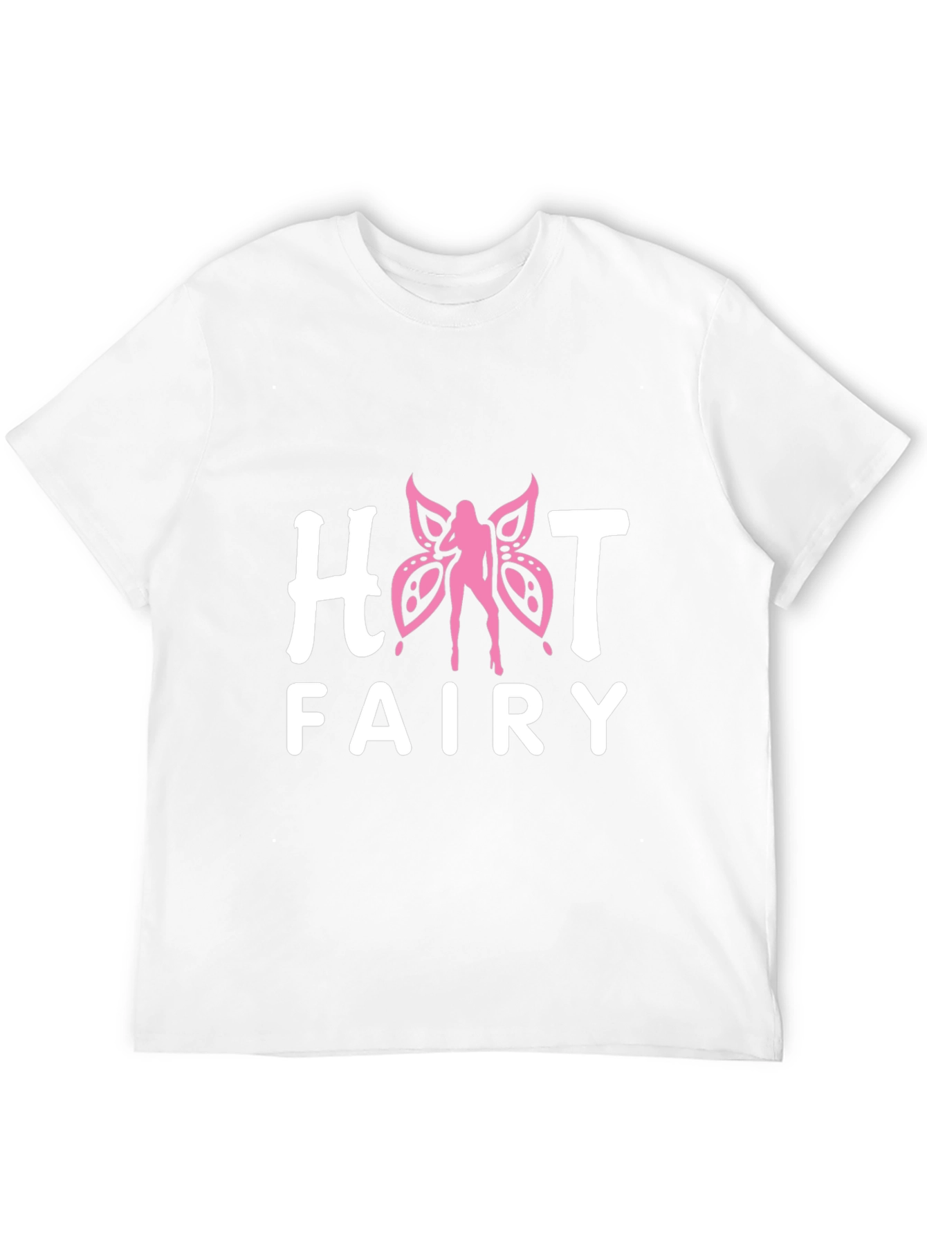 Black Hot Fairy Graphic T-Shirt - Black Tee view 12