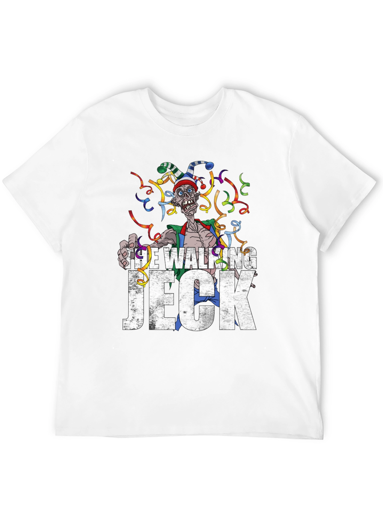 Black Walking Jeck Graphic Tee - Halloween Zombie view 12