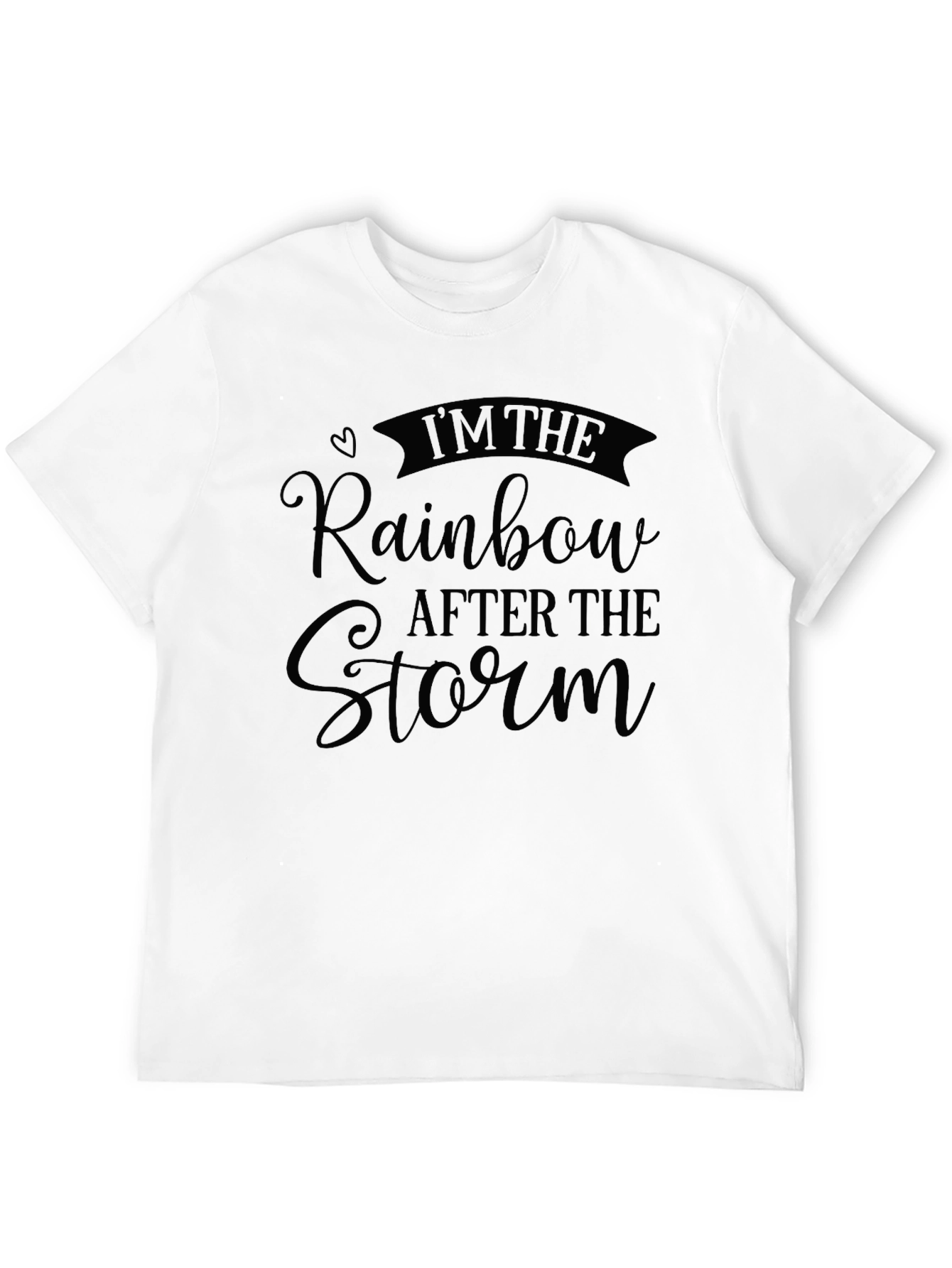 Black Rainbow After The Storm T-Shirt - Stylish Comfort view 12