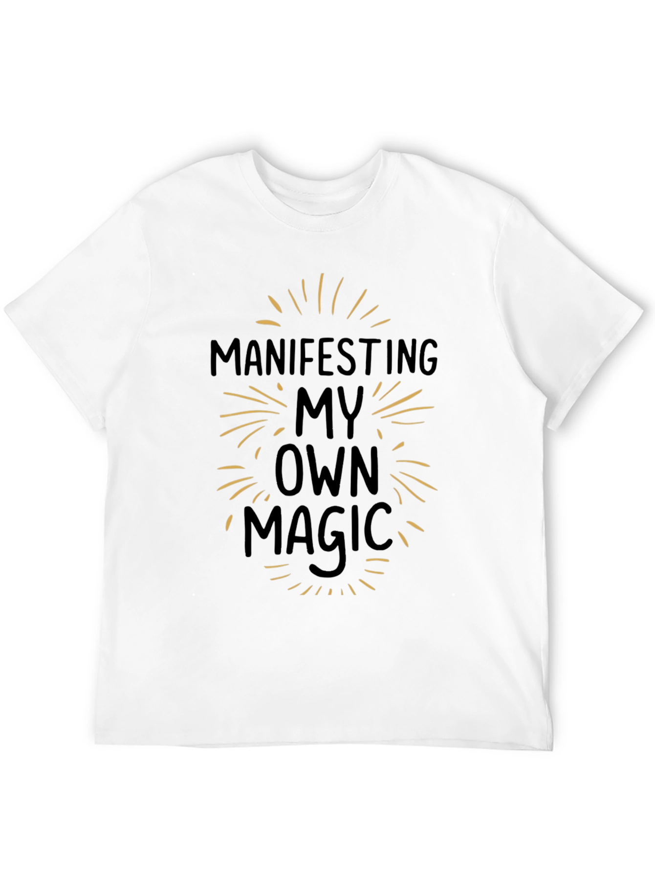 Black Manifesting My Own Magic Graphic Tee - Black view 12