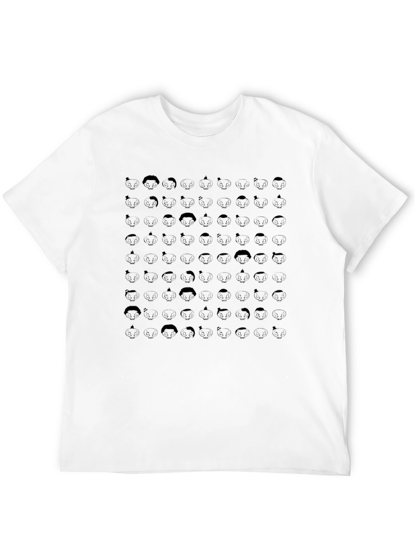 Black Graphic Print Men's Black T-Shirt view 12