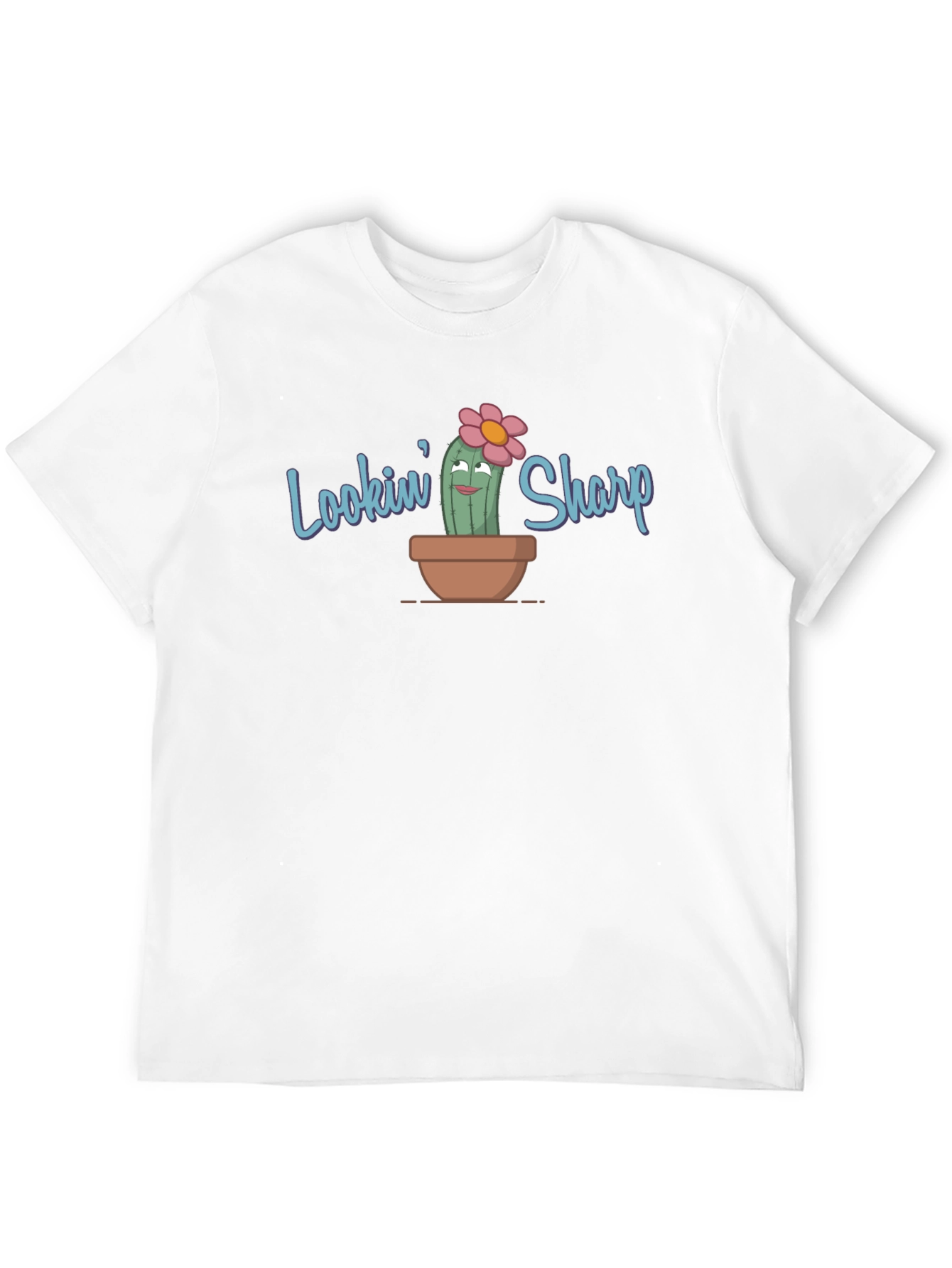 Black Lookin' Sharp Cactus Graphic Tee - Black view 12