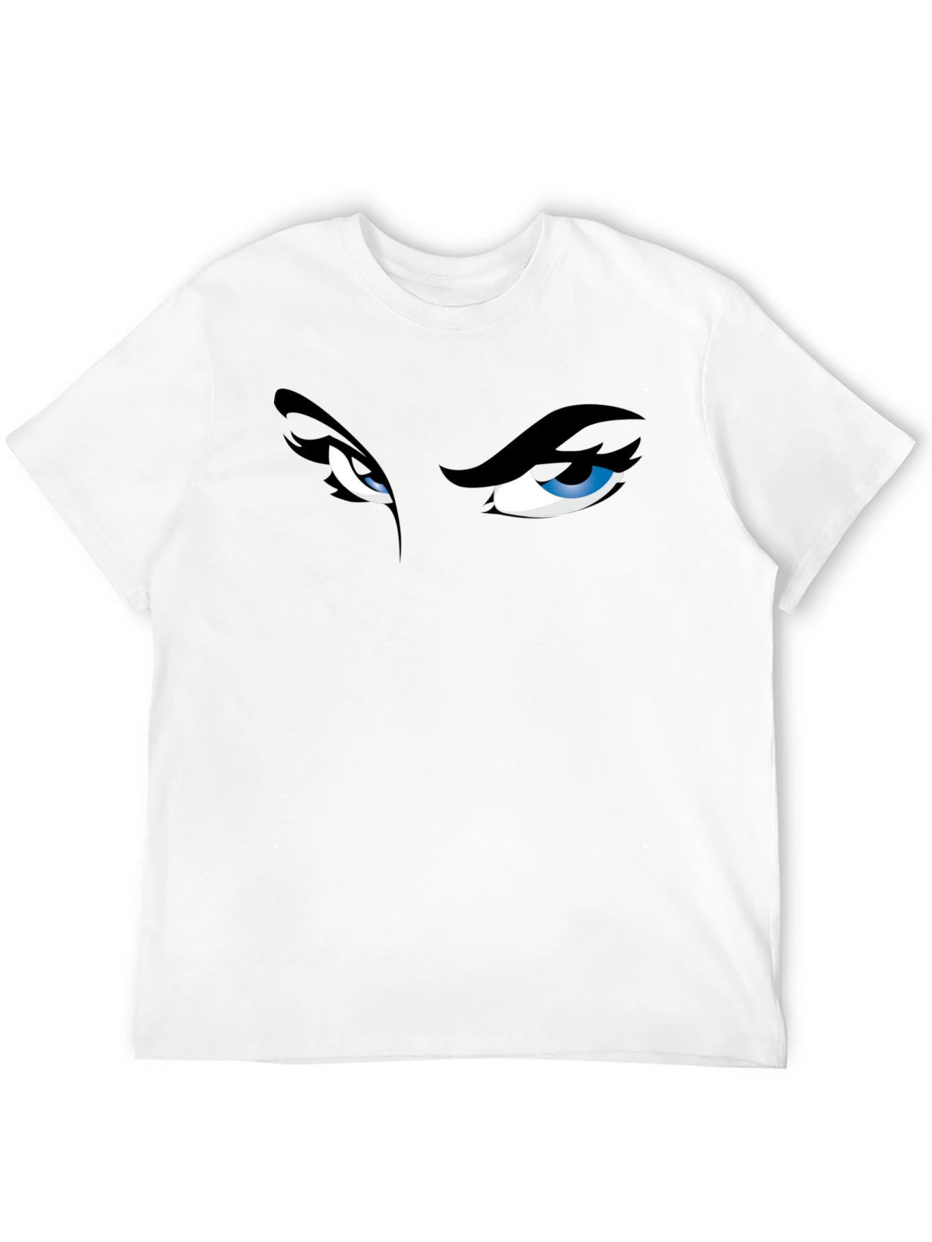 Black Intense Eyes Graphic Tee - Men's Black T-Shirt view 12