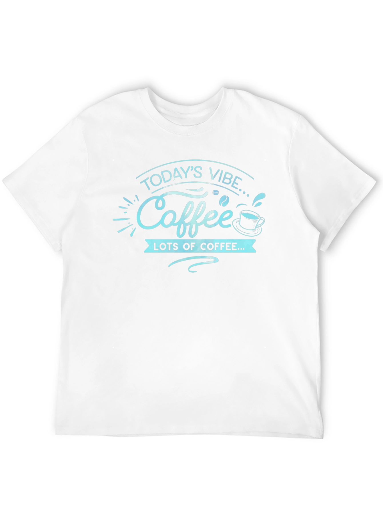 Black Today's Vibe Coffee T-Shirt - Lots of Coffee! view 12