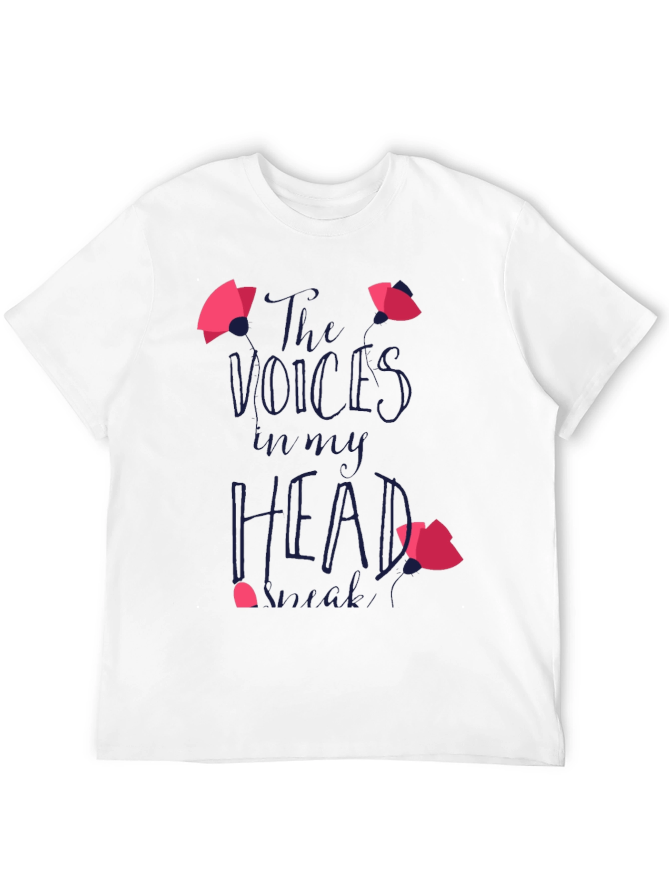 Black The Voices in My Head T-Shirt view 12