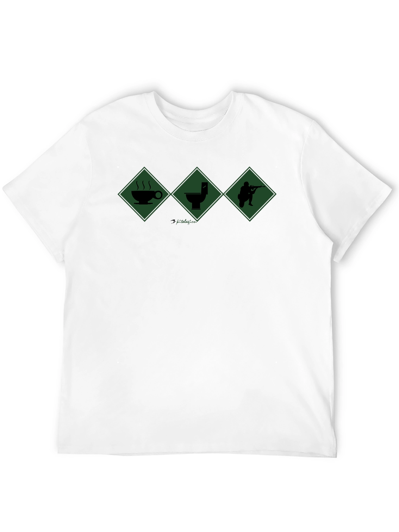 Coffee, Toilet, War T-Shirt - Military Humor Tee - 12