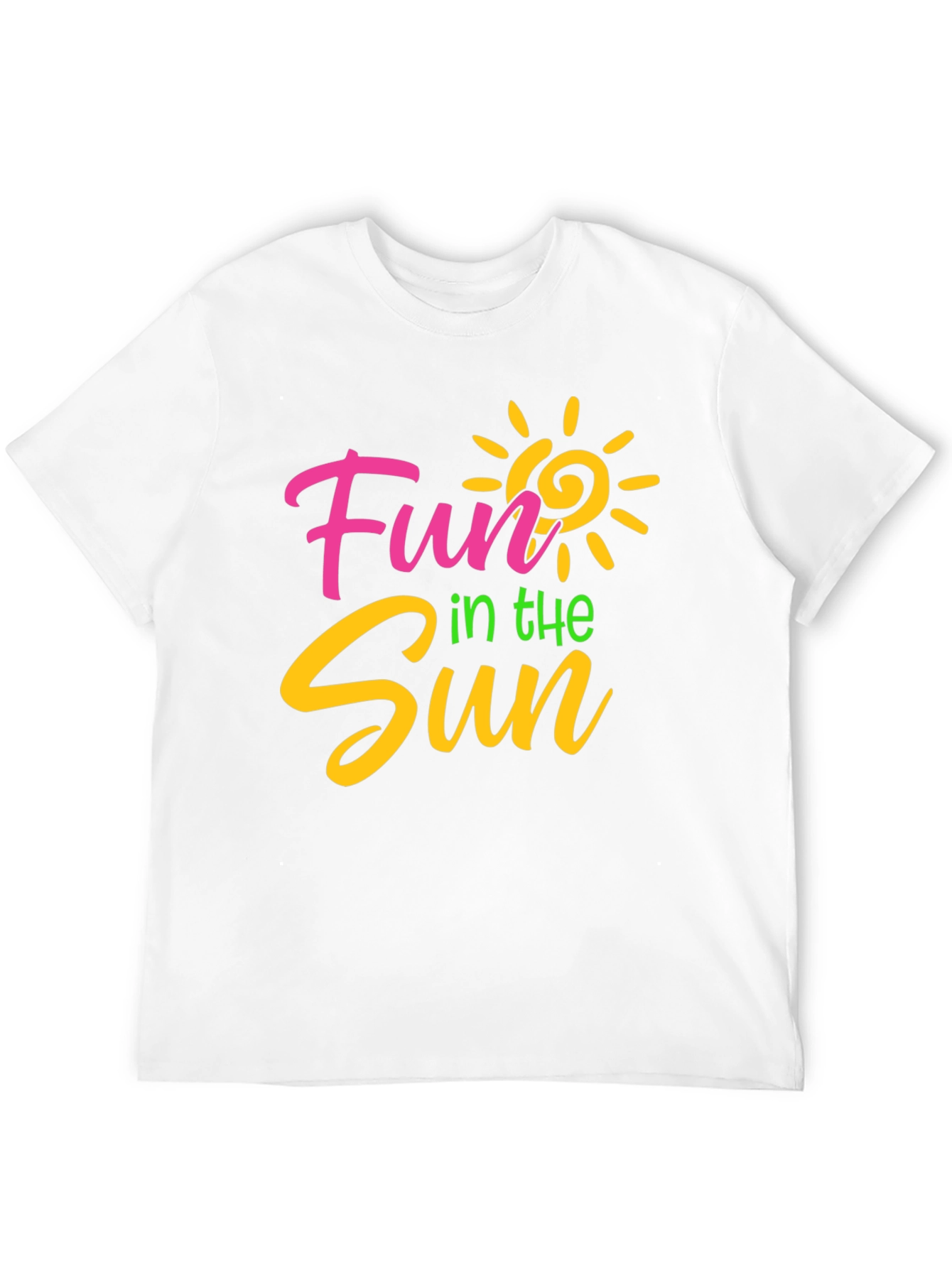 Black Fun in the Sun Graphic Tee - Black Cotton Blend view 12