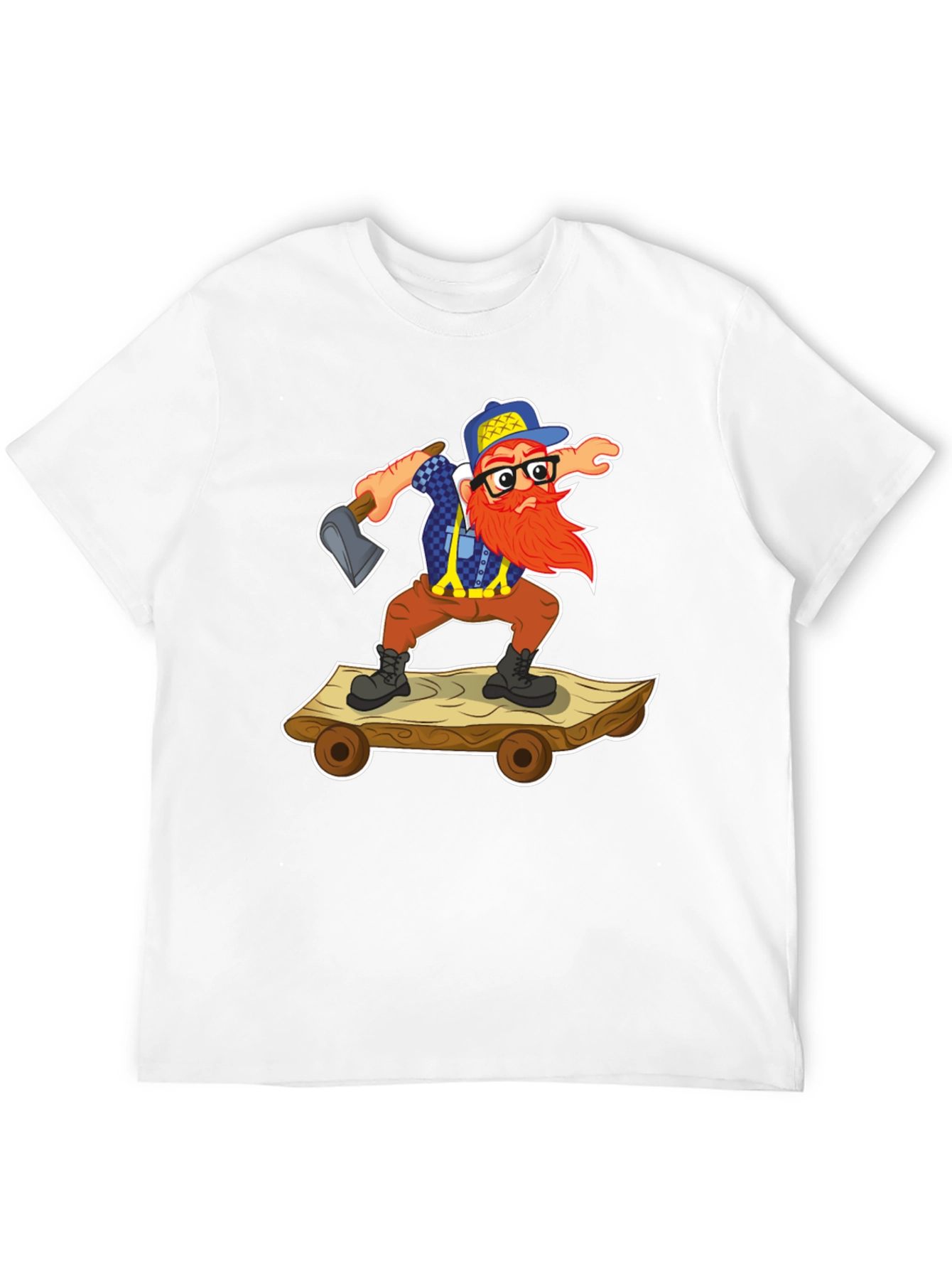 Black Lumberjack Skateboard T-Shirt view 12