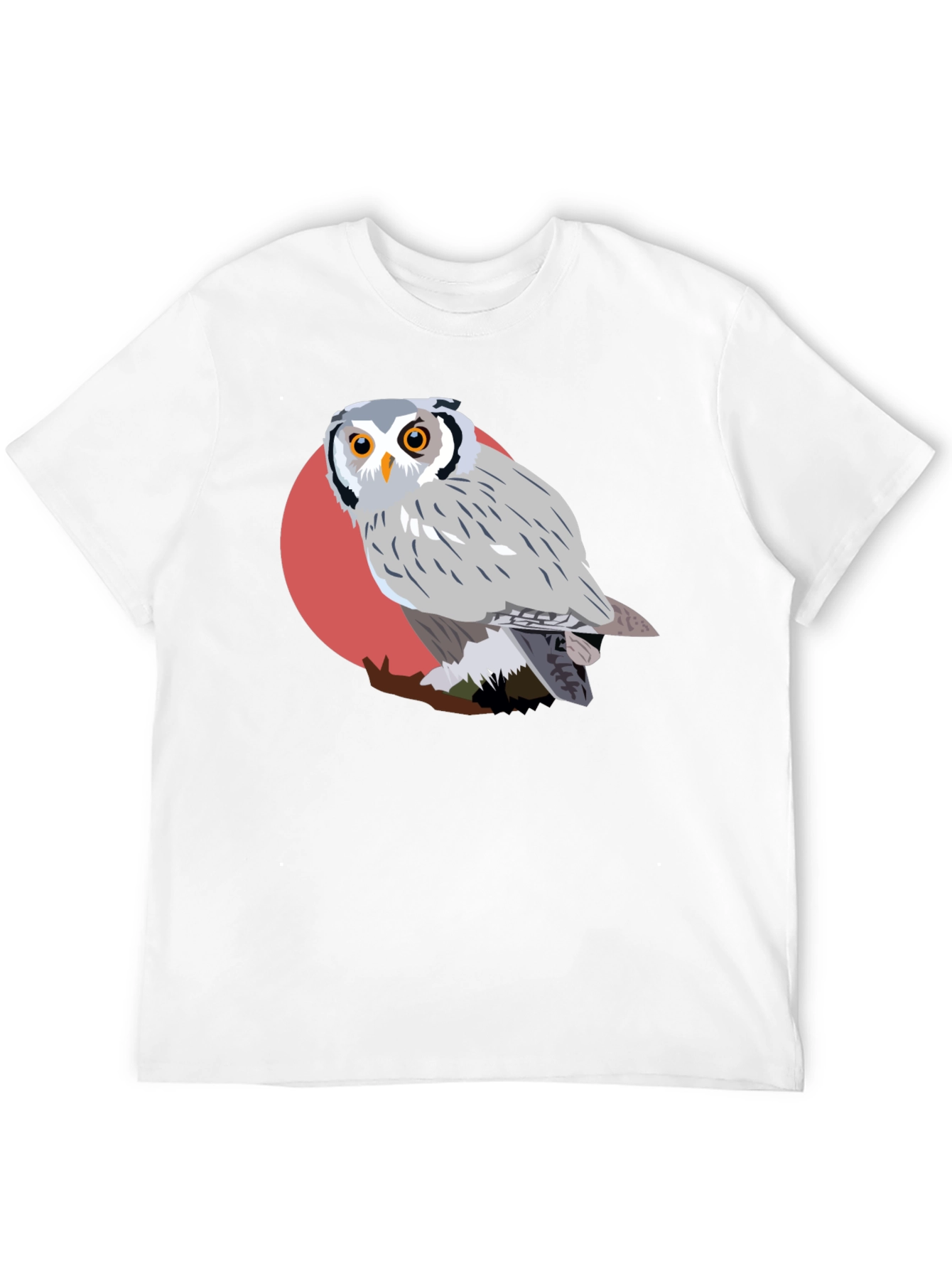 Black Owl Graphic Tee - Unique Bird Design view 12