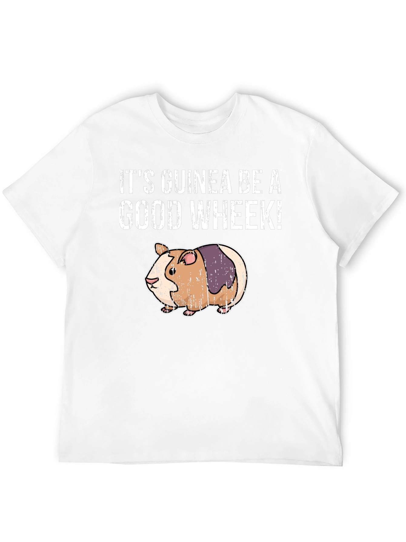 Black Guinea Pig Good Wheek T-Shirt view 12