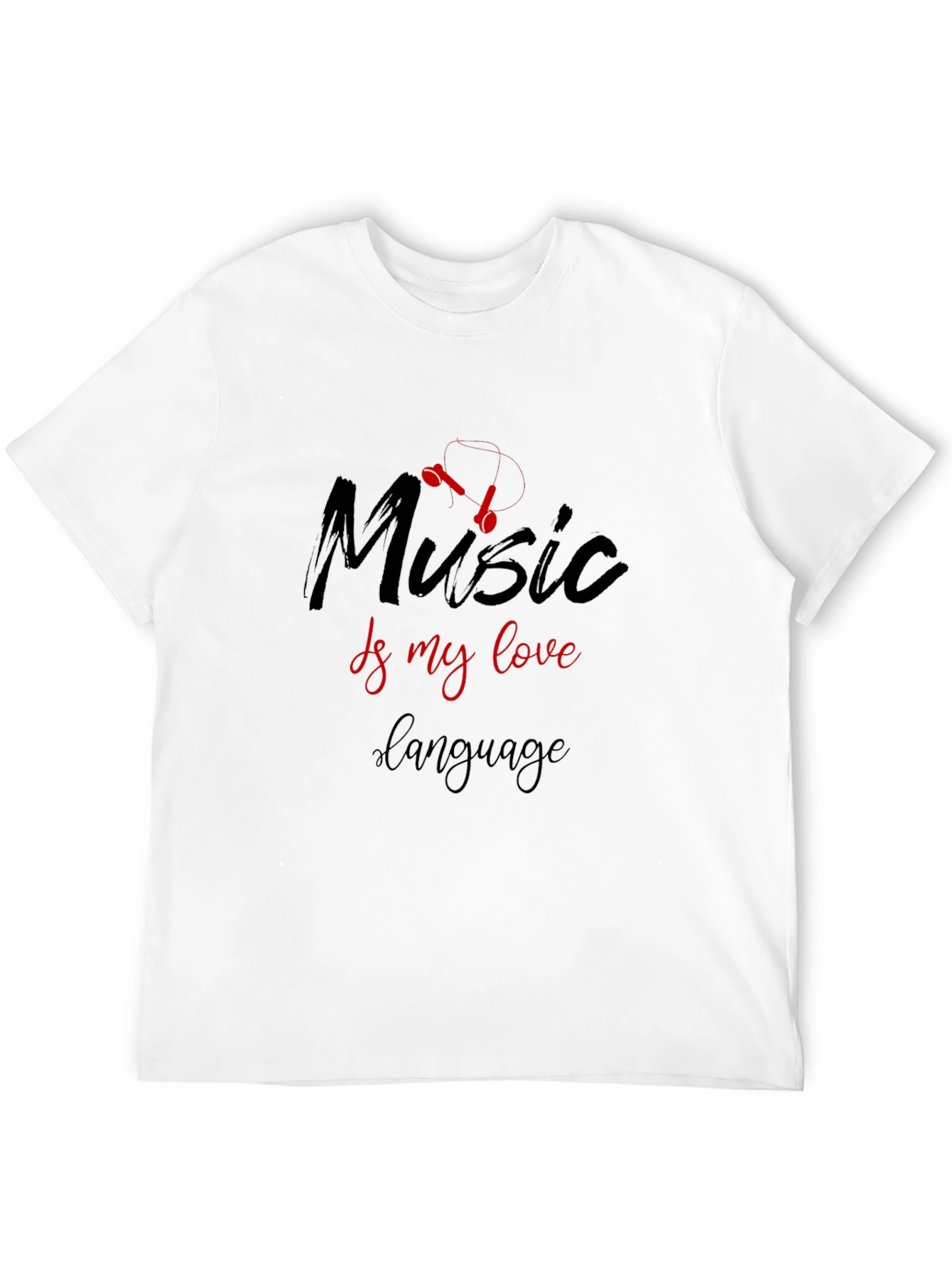 Black Music Is My Love Language Graphic Tee view 12