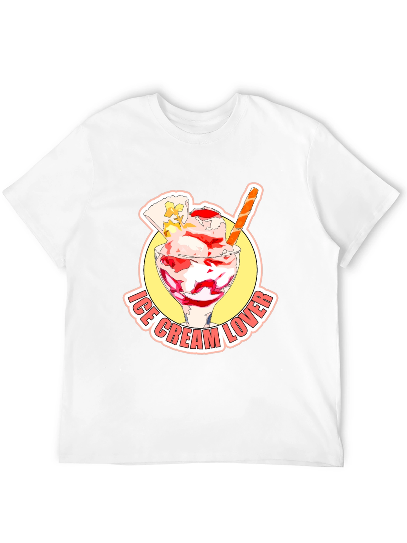 Black Ice Cream Lover Graphic Tee - Black view 12