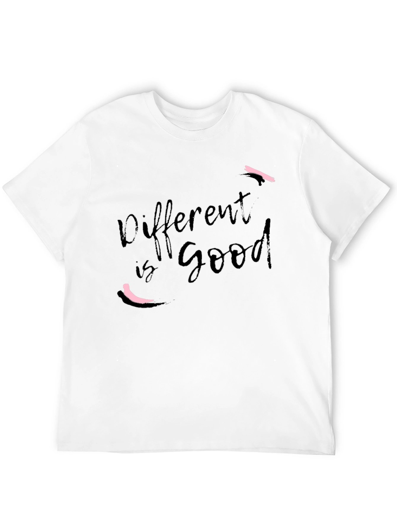 Black Different is Good Black Graphic Tee view 12