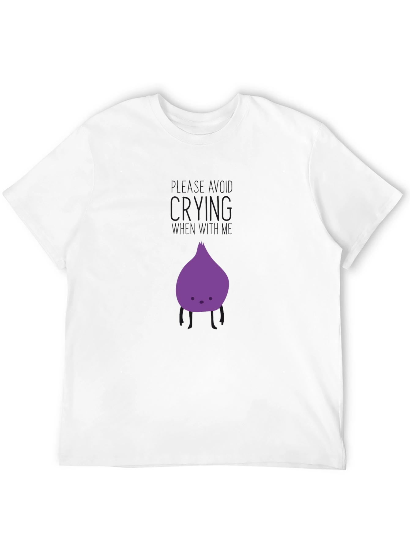 Black Cute Purple Vegetable Graphic Tee view 12