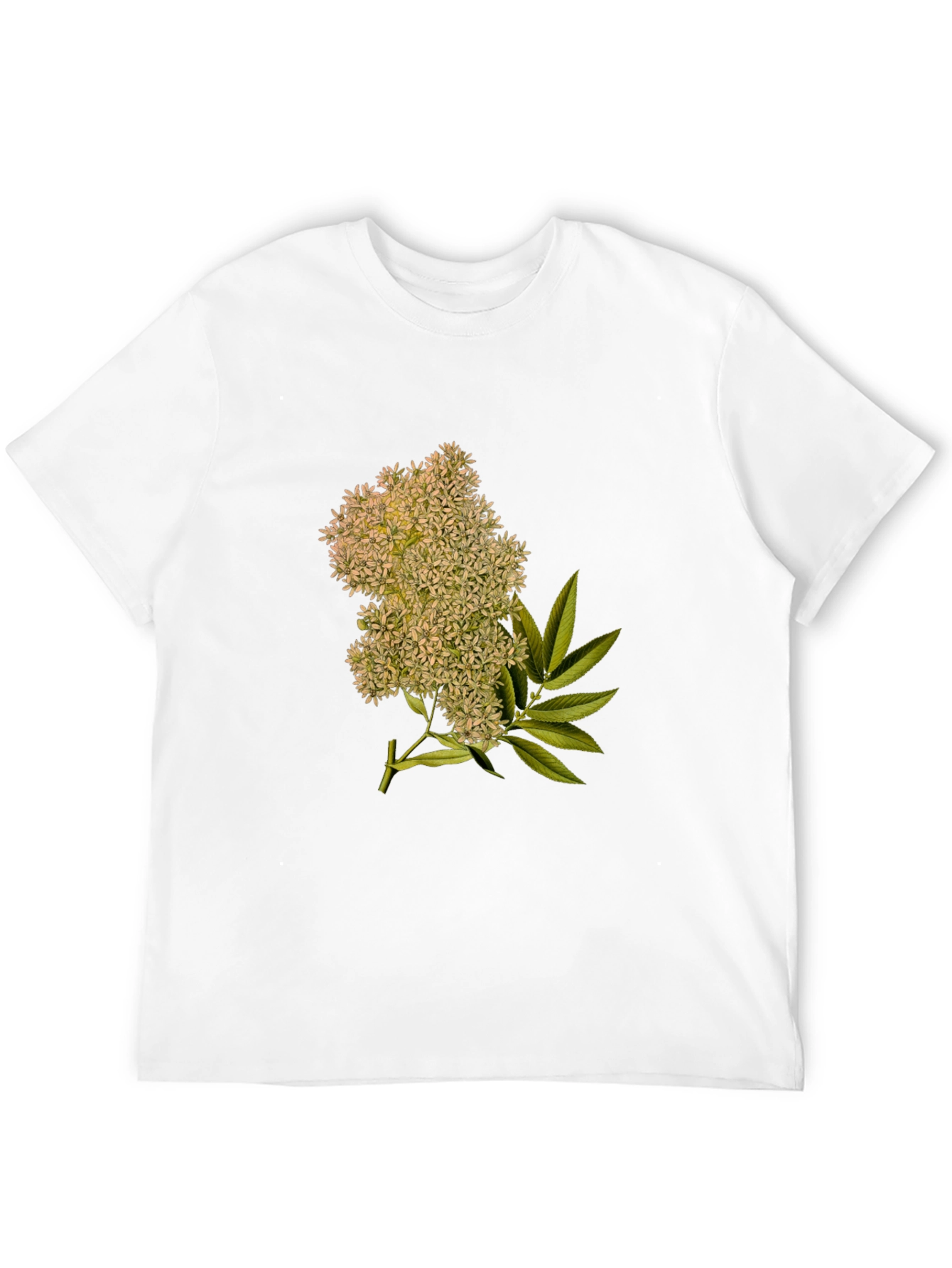 Black Floral Print Black T-Shirt view 12