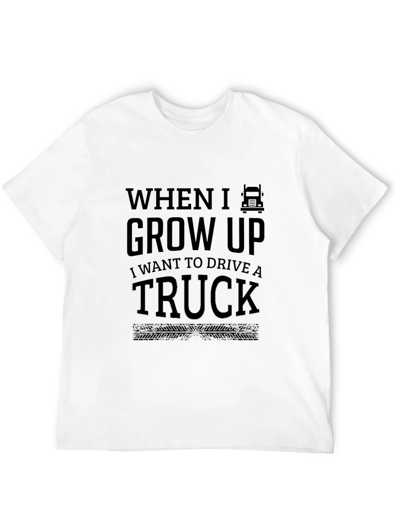 Black When I Grow Up Trucker T-Shirt view 12