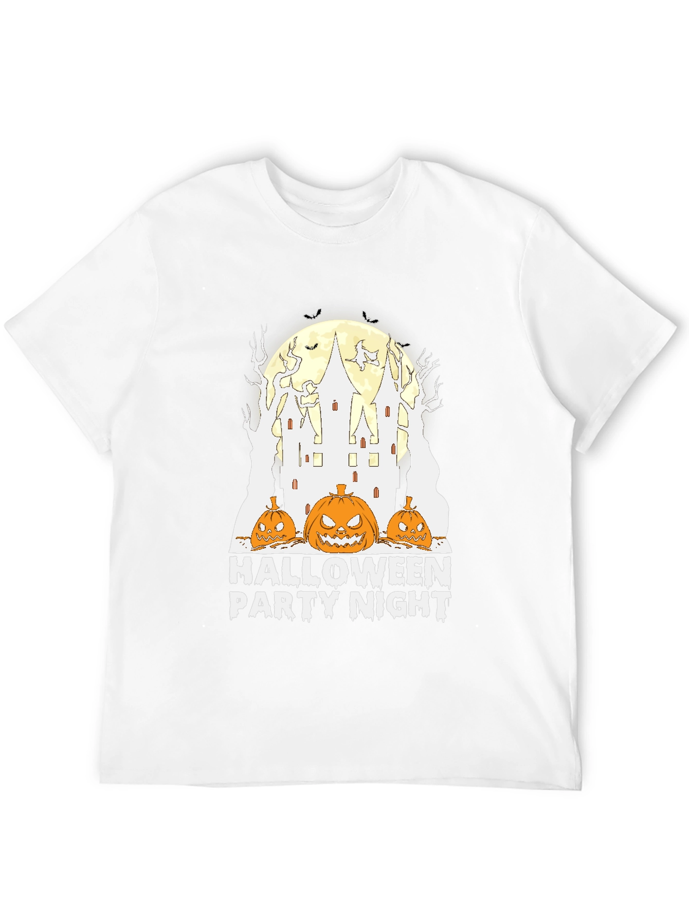 Black Halloween Party Night T-Shirt - Spooky Season Tee view 12