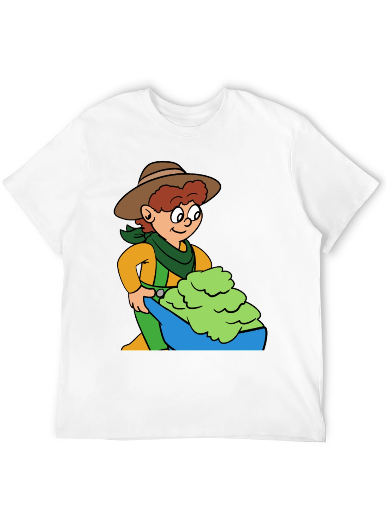 Black Cartoon Rancher Graphic Tee view 12