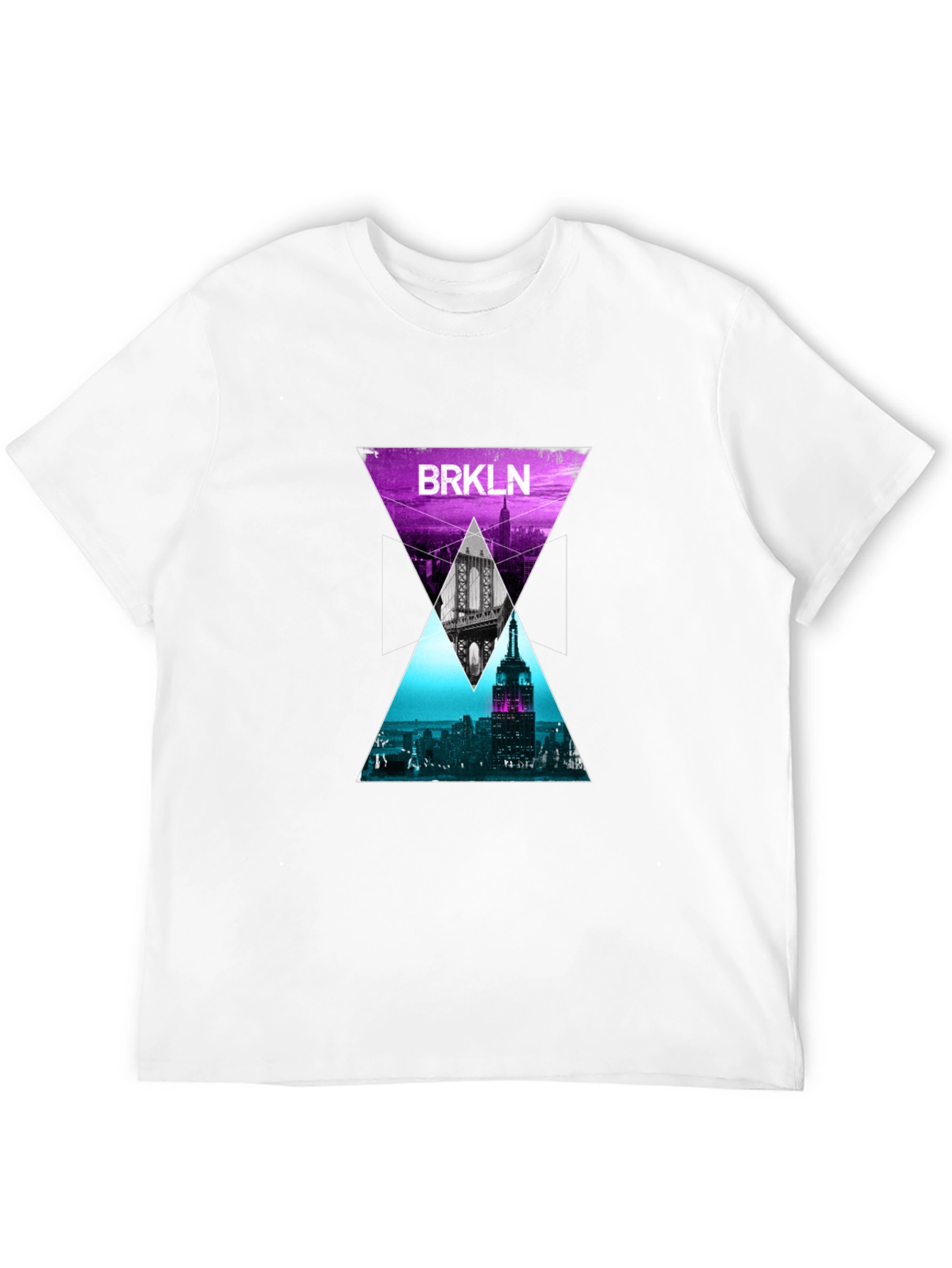 Black BRKLN Graphic Tee - Retro Cityscape T-Shirt view 12