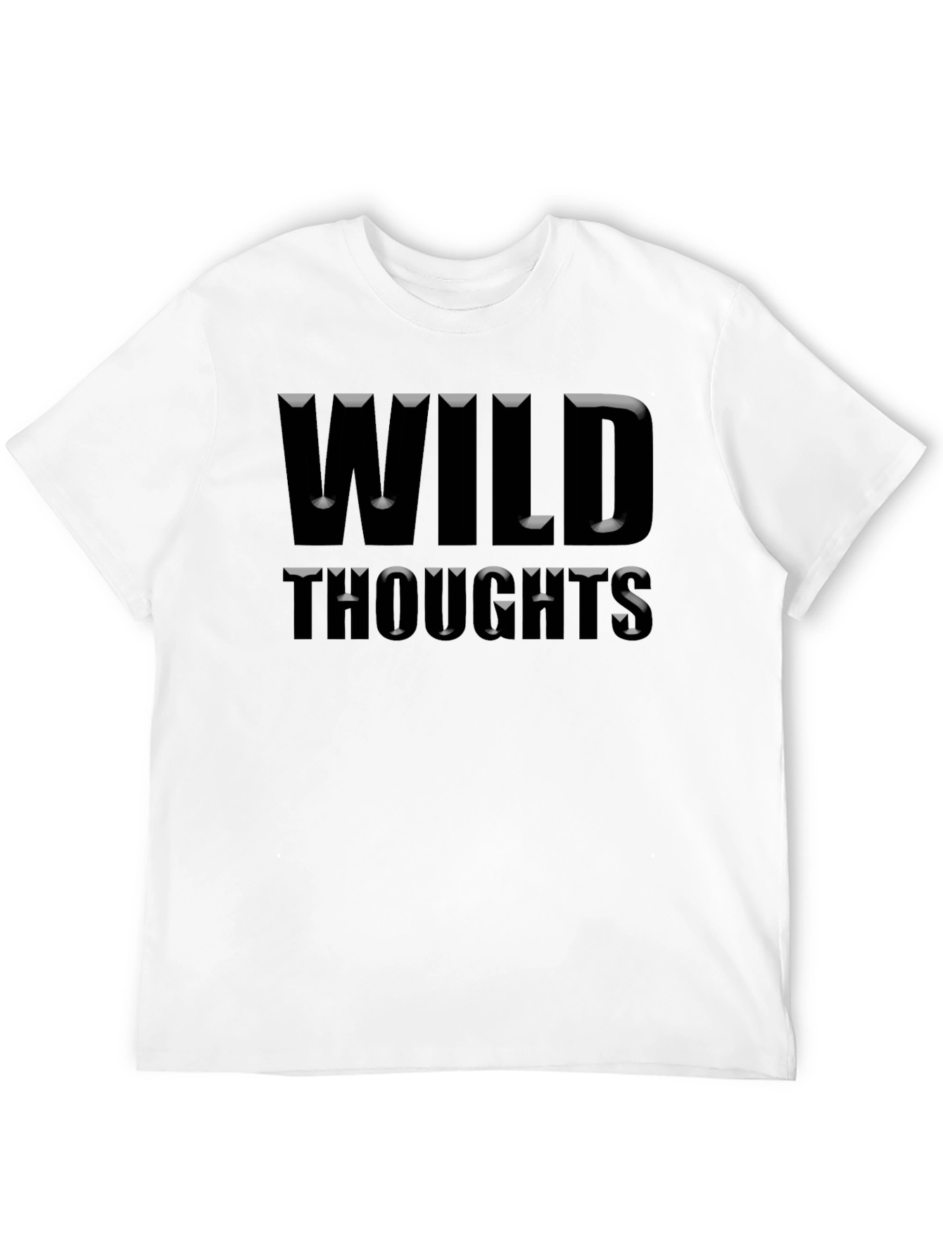 Black Wild Thoughts Graphic T-Shirt view 12