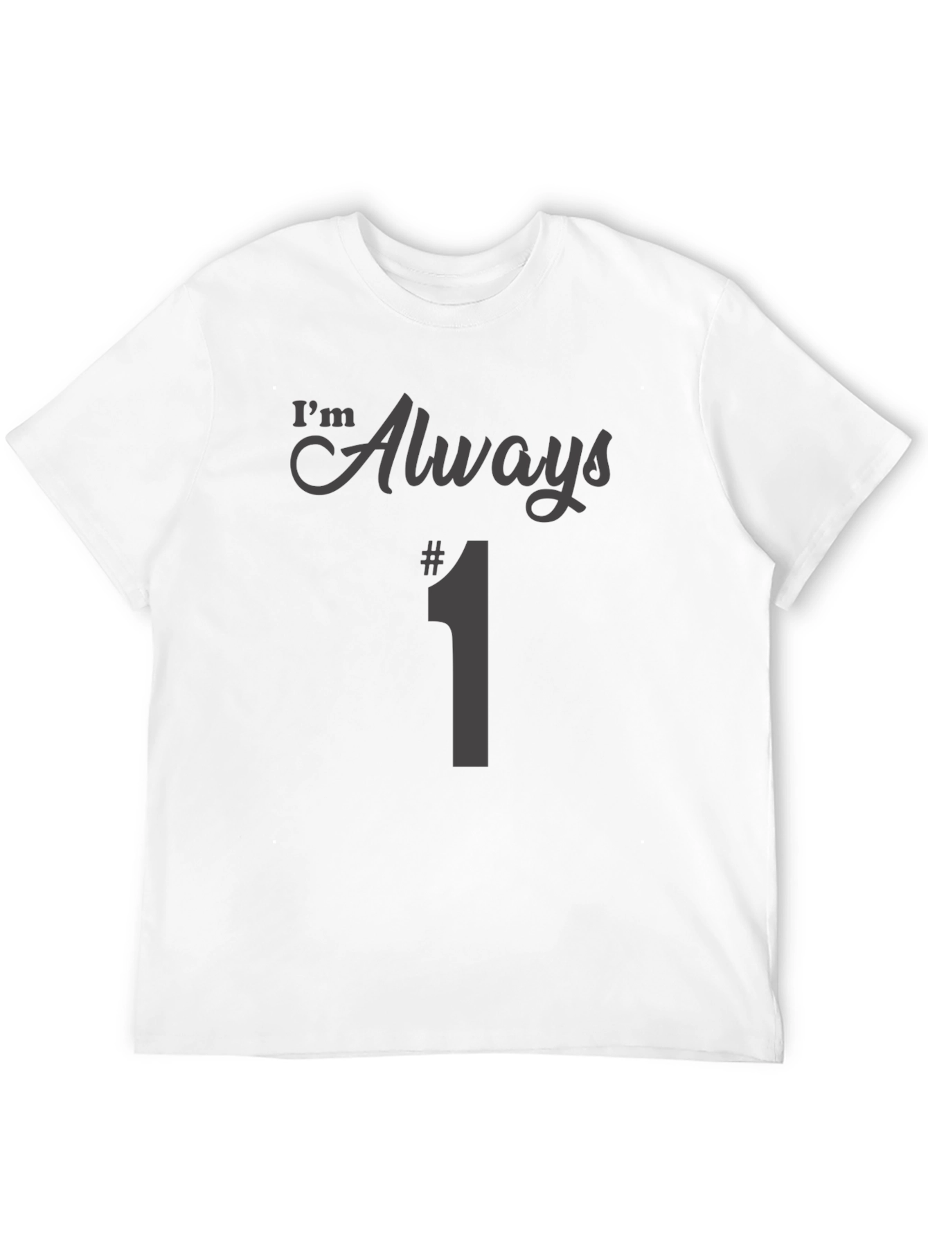 Black Always #1 Men's Graphic T-Shirt view 12