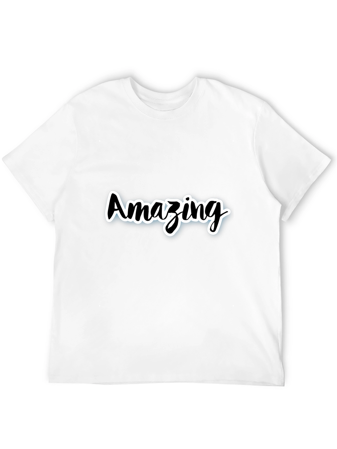 Black Amazing Black Cotton Blend Graphic Tee view 12