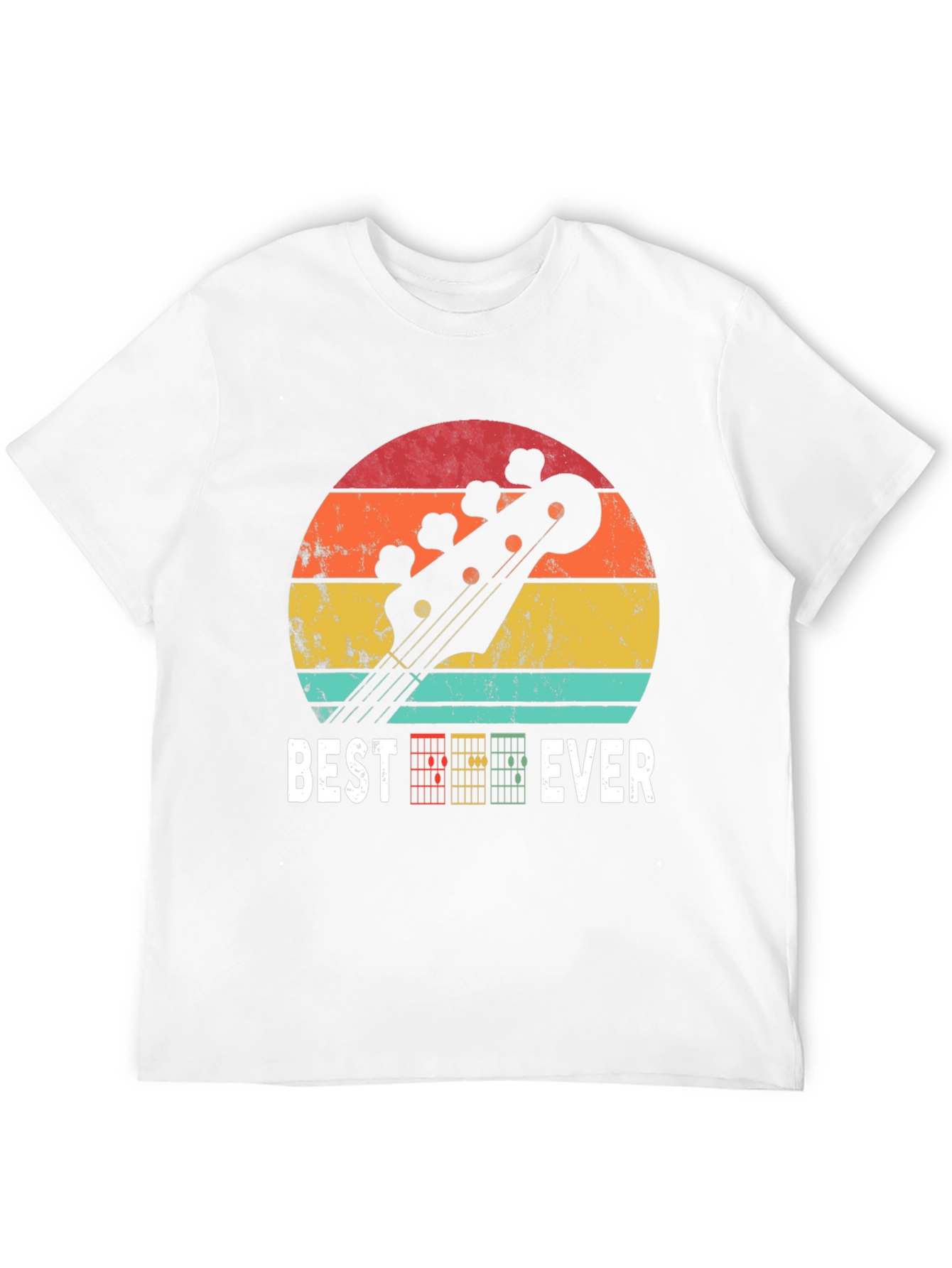 Black Best Guitar Ever T-Shirt - Retro Music Lover Tee view 12