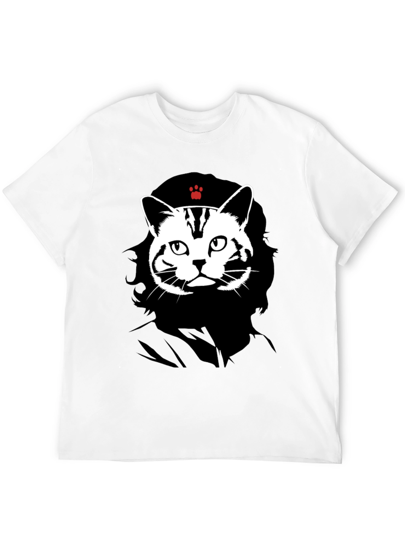 Black Cat Guevara Graphic T-Shirt view 12