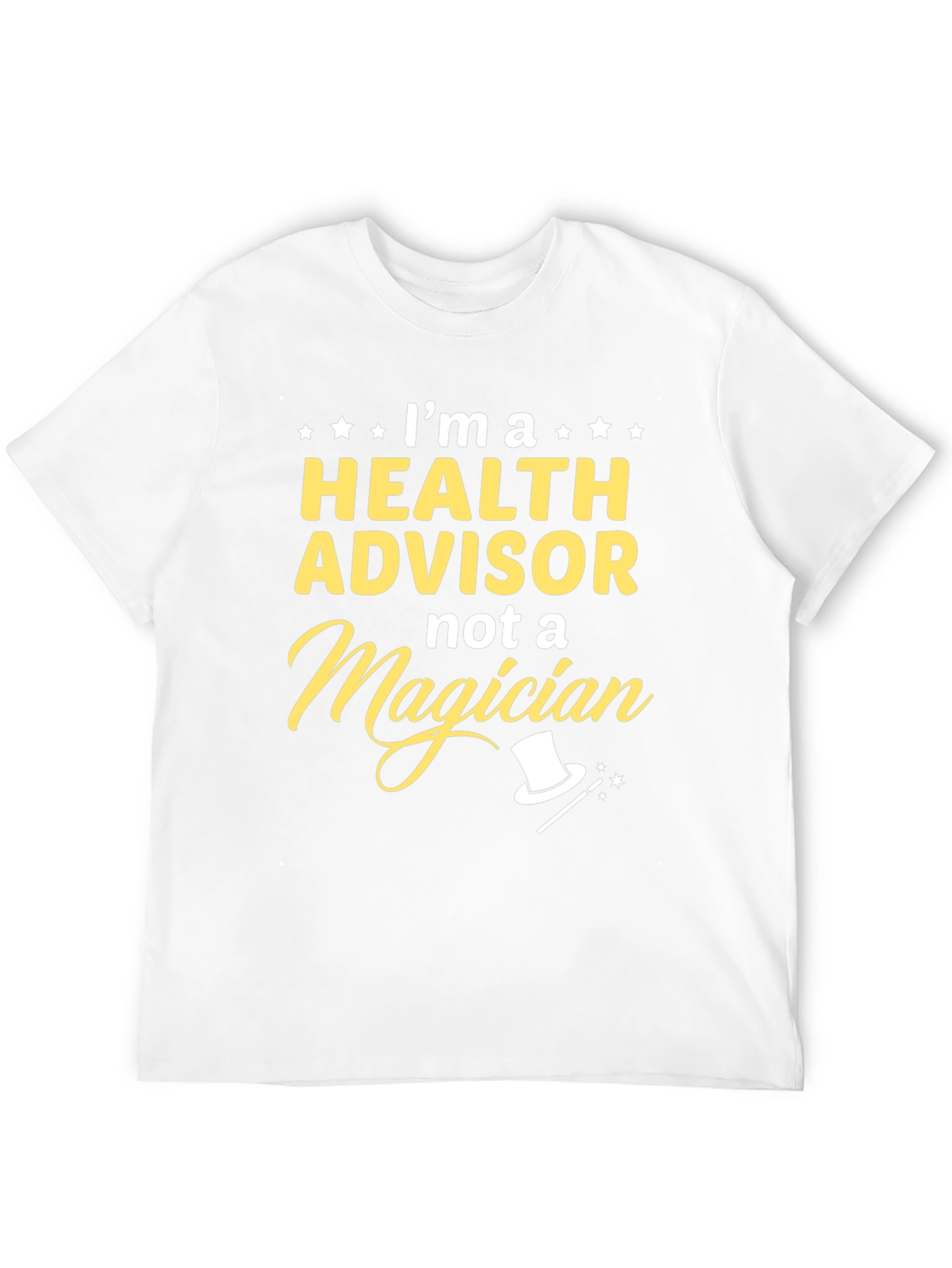 Black Health Advisor T-Shirt - Not a Magician view 12