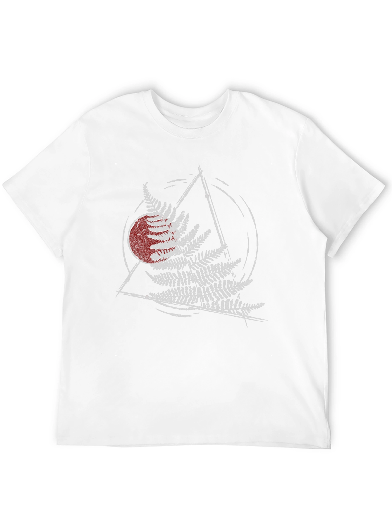 Black Fern Graphic Tee - Modern Botanical Design view 12