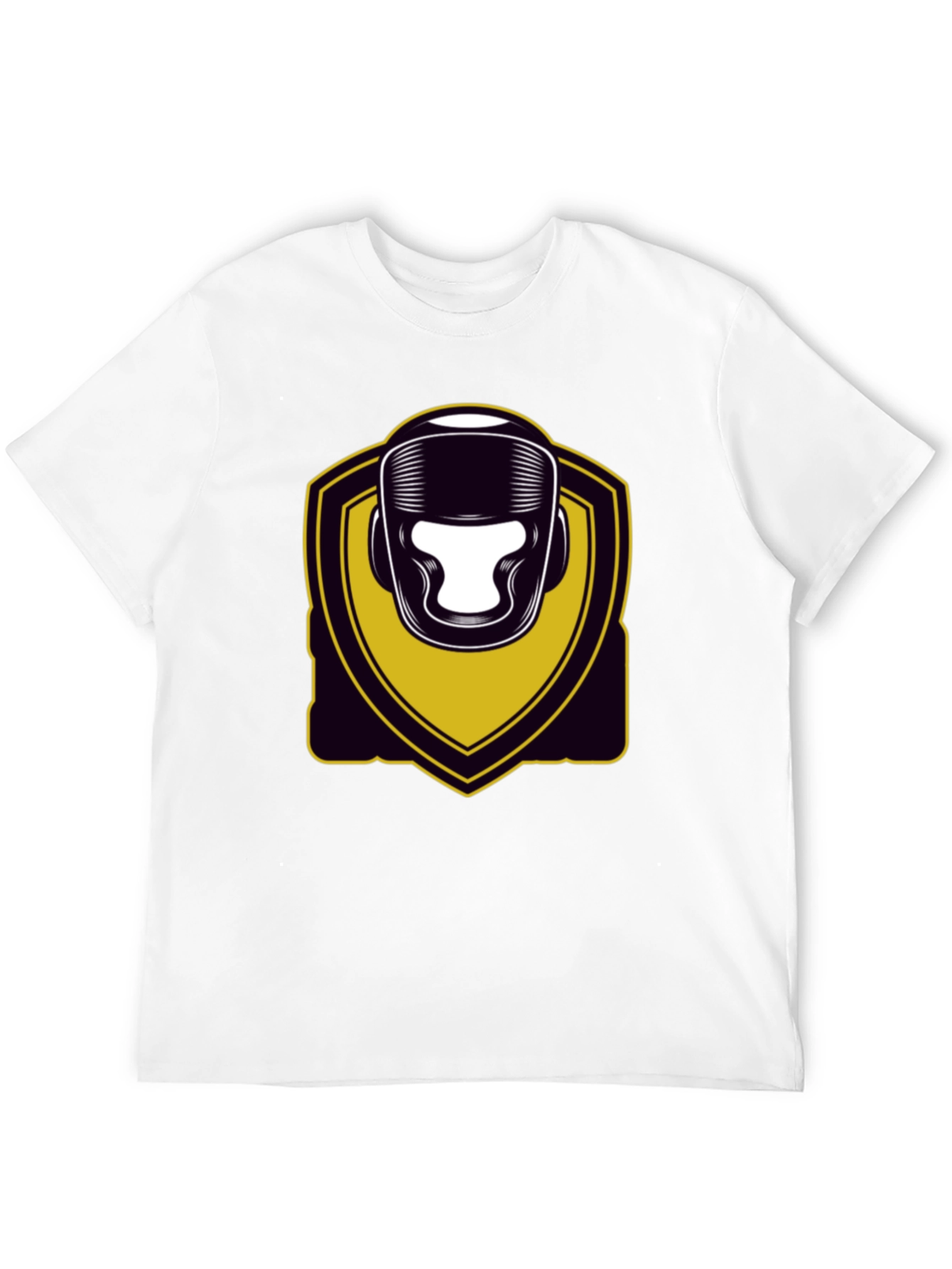 Black Boxing Helmet Graphic Tee - Black view 12