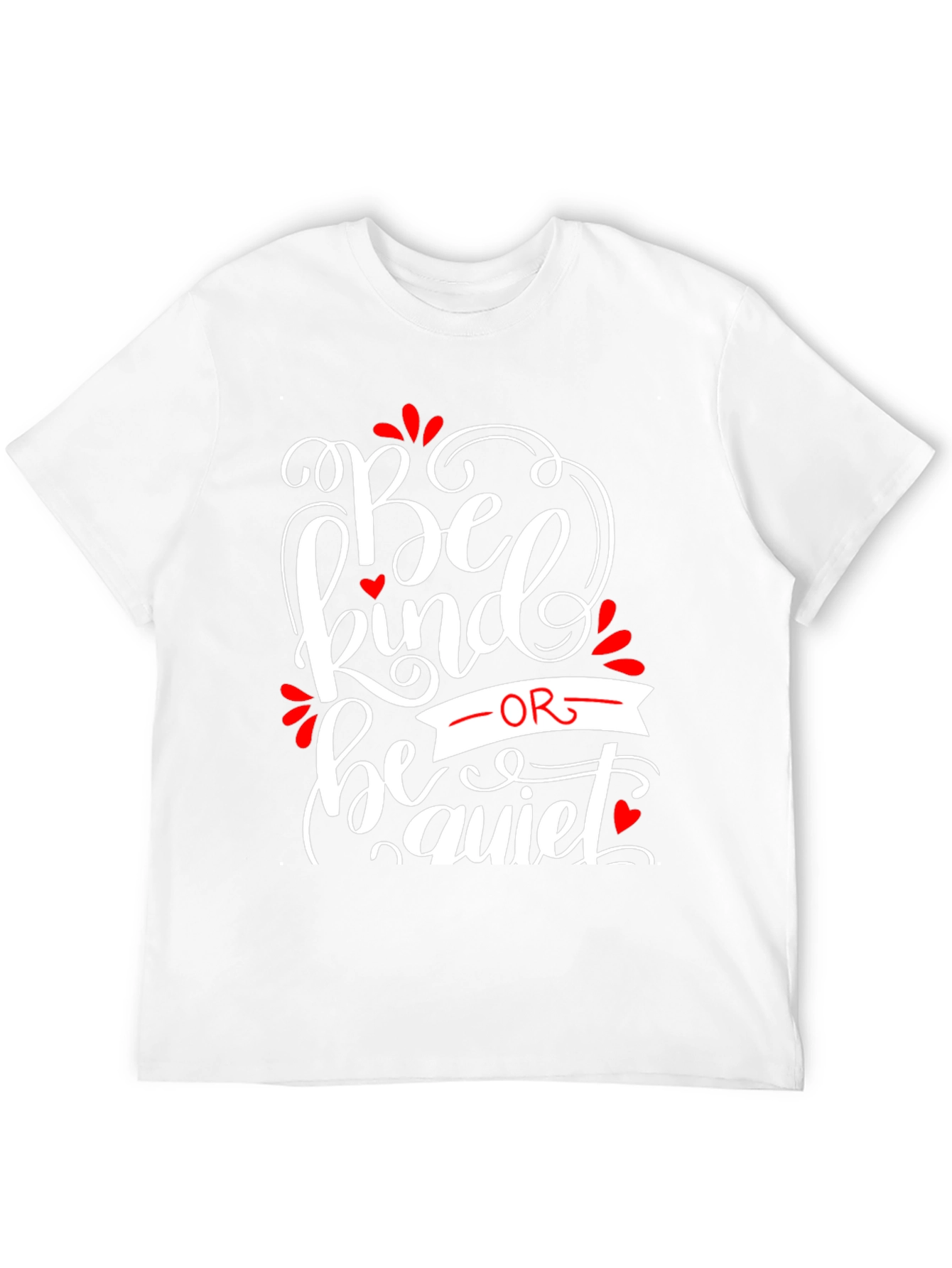 Black Be Kind Or Be Quiet Black Graphic Tee view 12