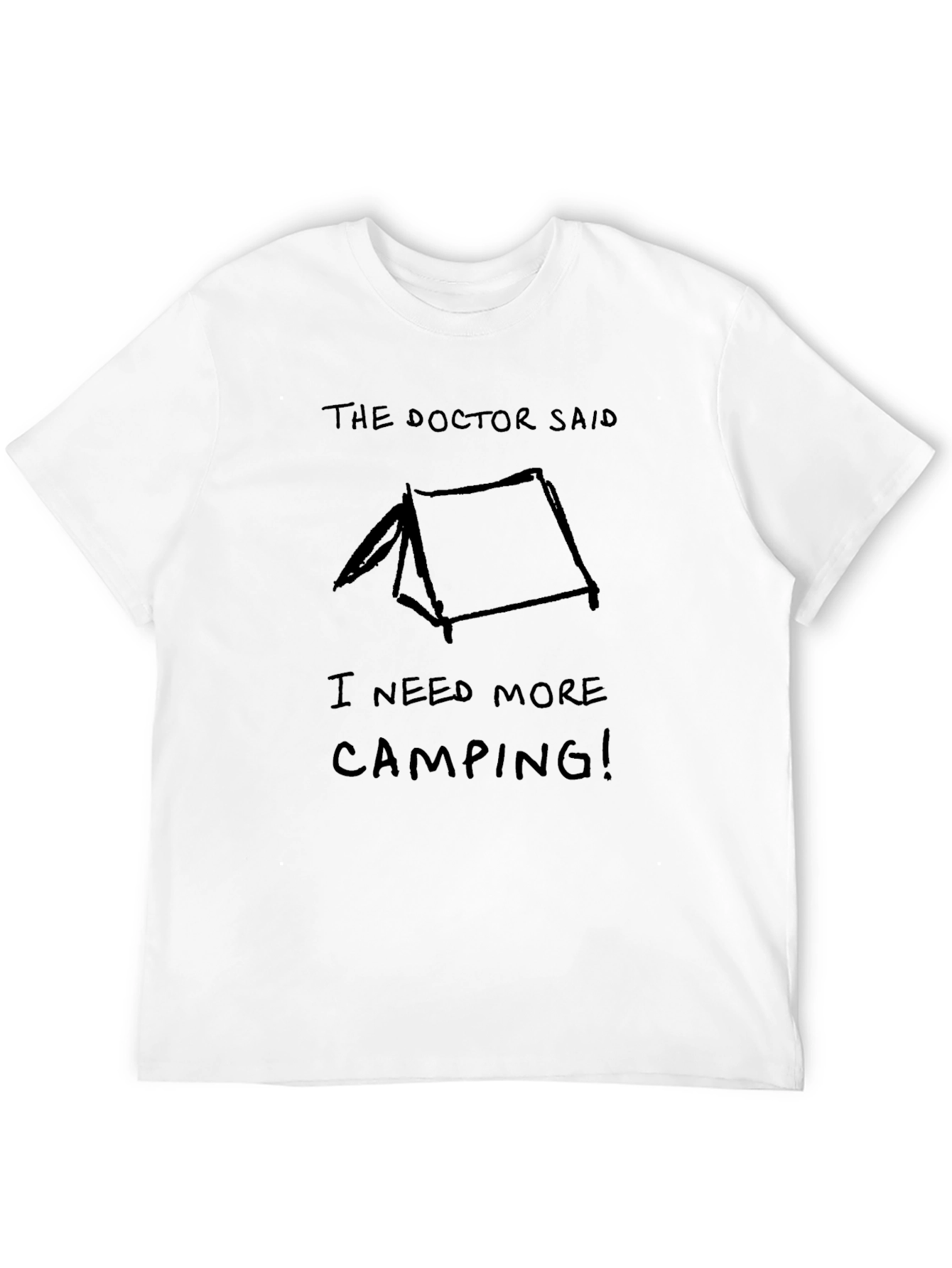 Black Camping Adventure T-Shirt - More Camping! view 12