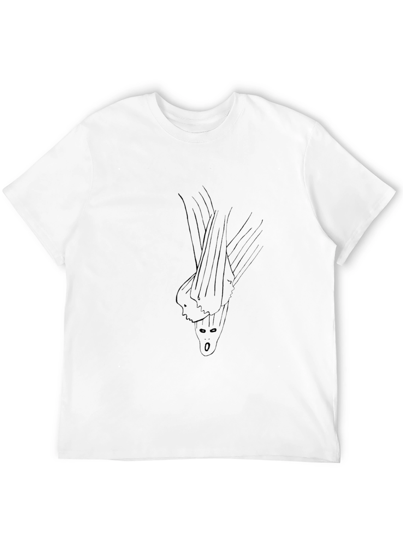 Black Abstract Graphic Print Black T-Shirt view 12