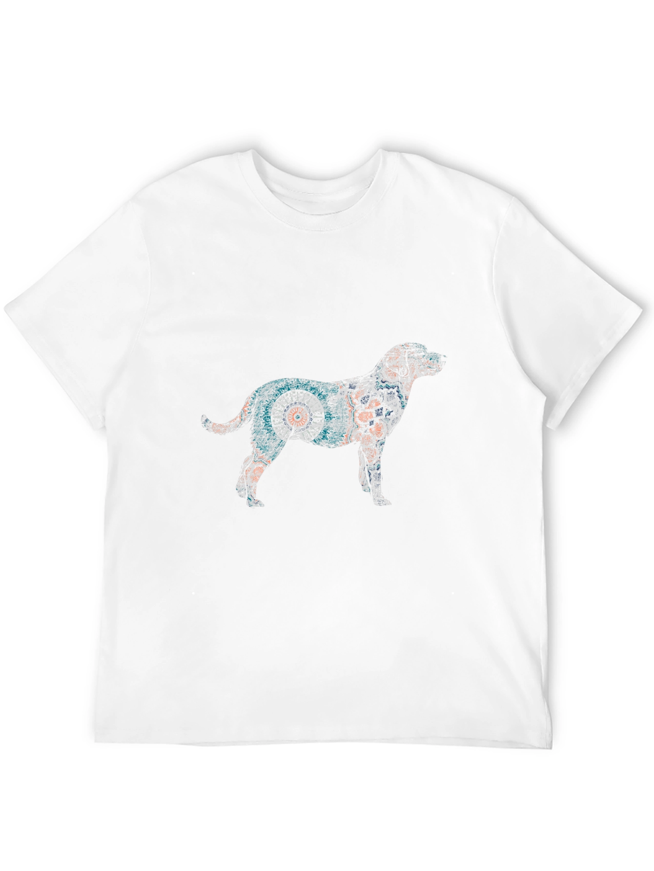 Black Dog Art Graphic Tee - Black Cotton Casual T-Shirt view 12