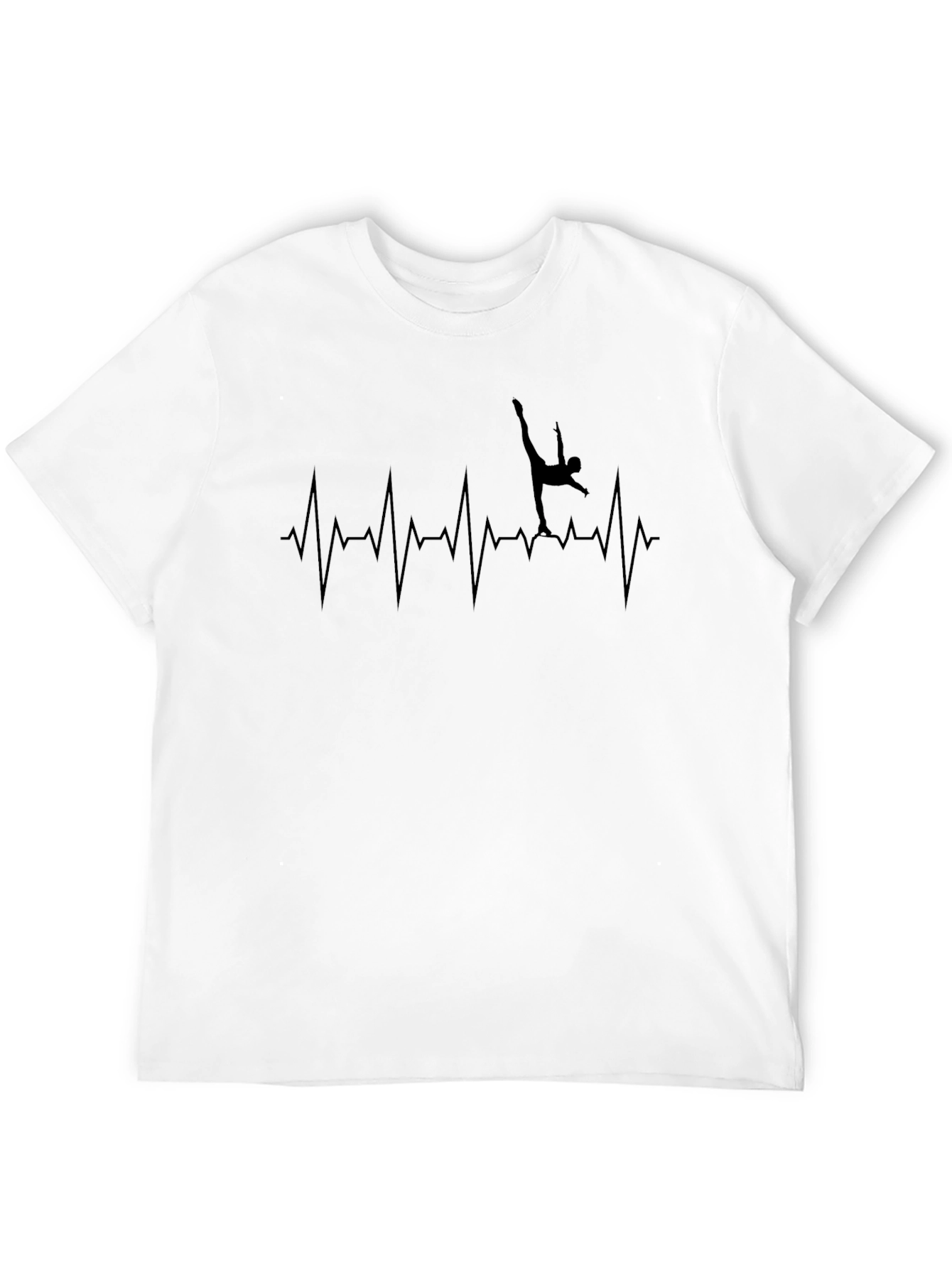 Black Gymnastics Heartbeat T-Shirt - Black view 12