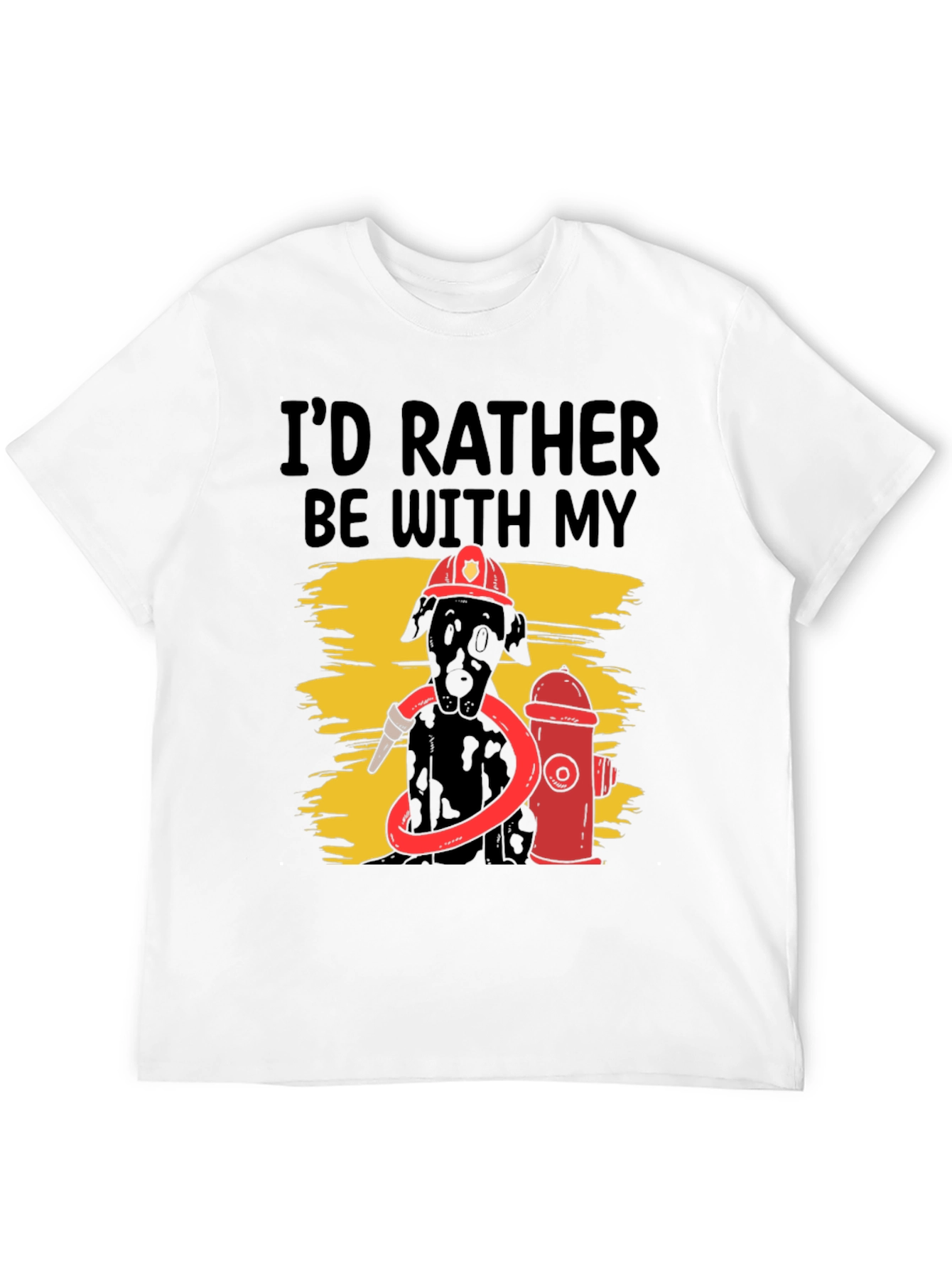 Black Dog Firefighter Graphic Tee view 12