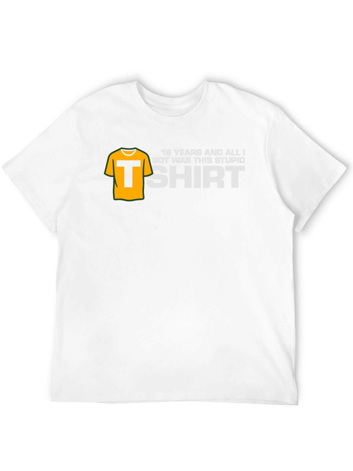 Black 18 Years & All I Got Was This T-Shirt - Novelty Graphic Tee view 12