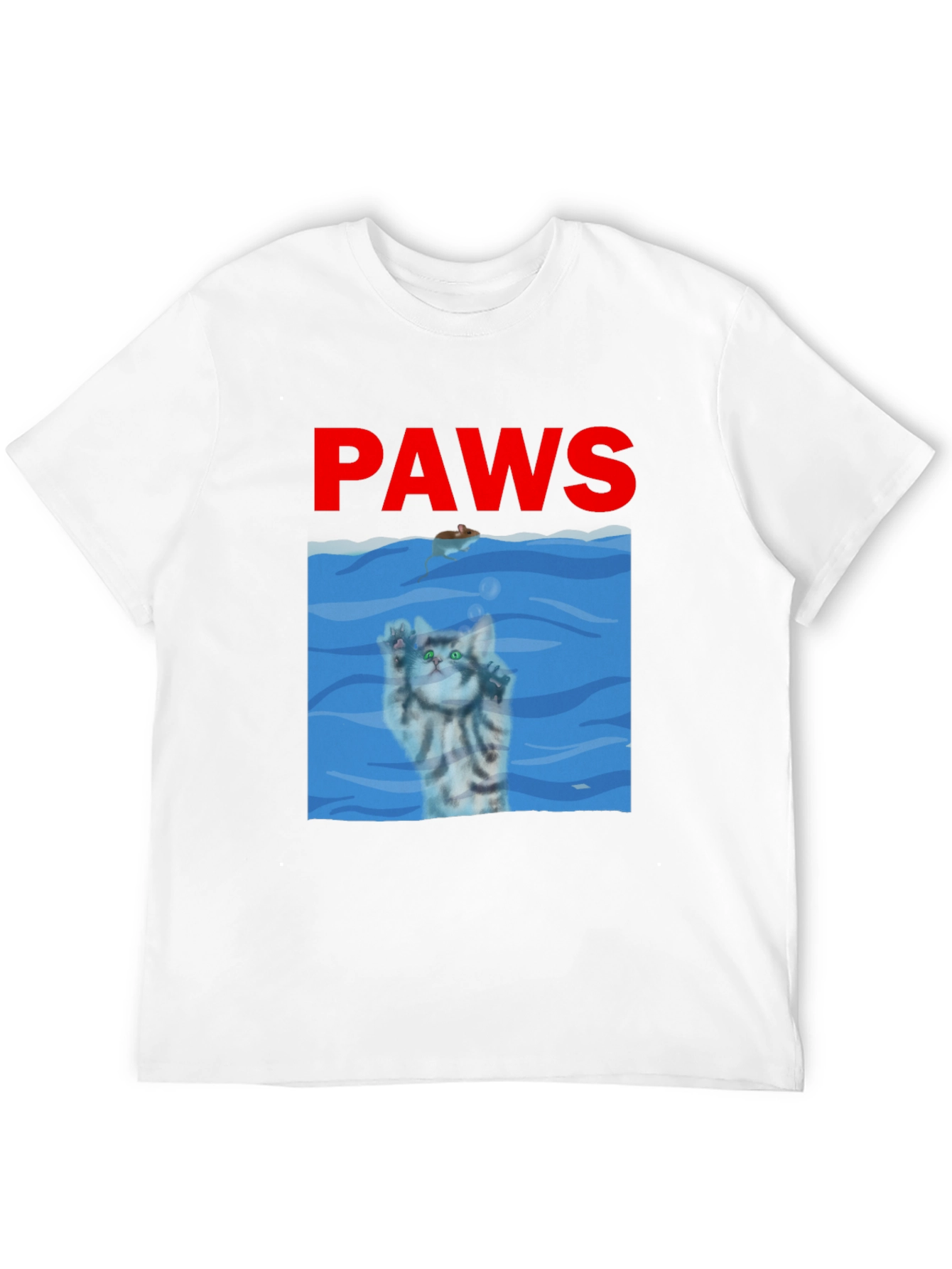Black Paws Cat Parody T-Shirt  view 12