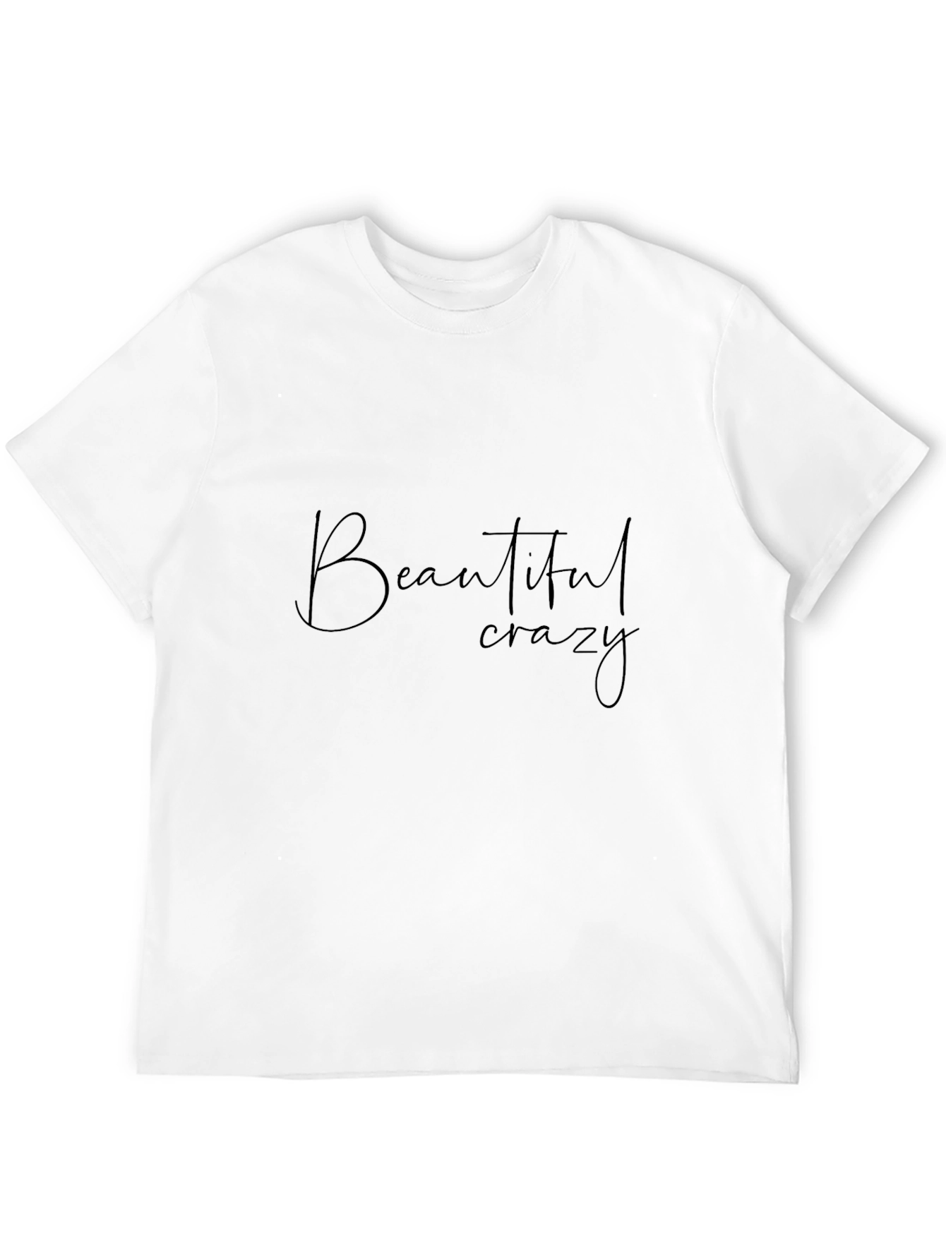 Black Beautiful Crazy Black Graphic T-Shirt for Men view 12