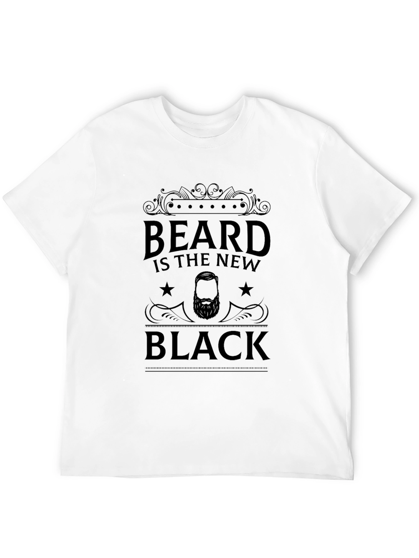 Black Beard is the New Black Graphic T-Shirt view 12