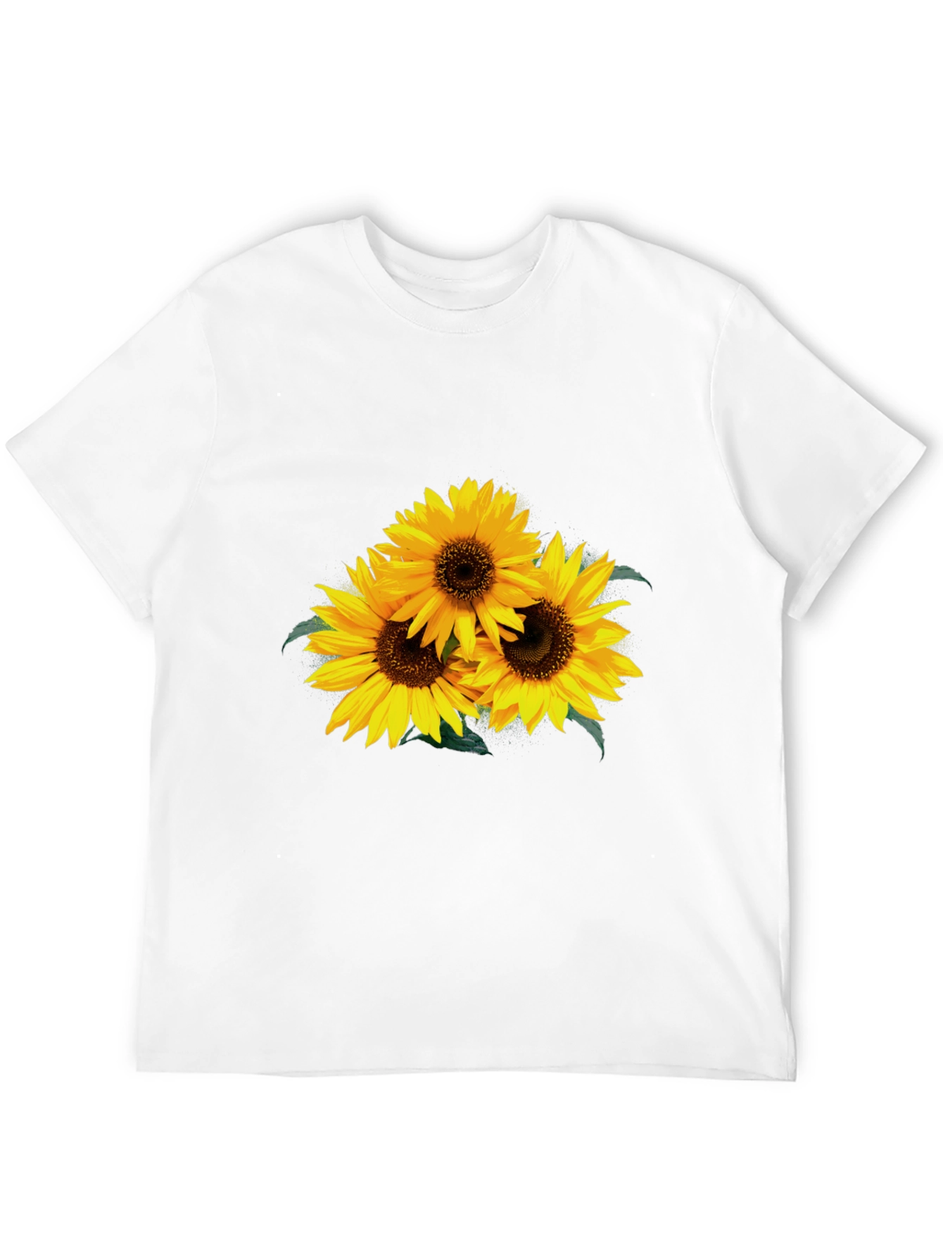 Black Sunflower Graphic Tee - Stylish Black T-Shirt view 12